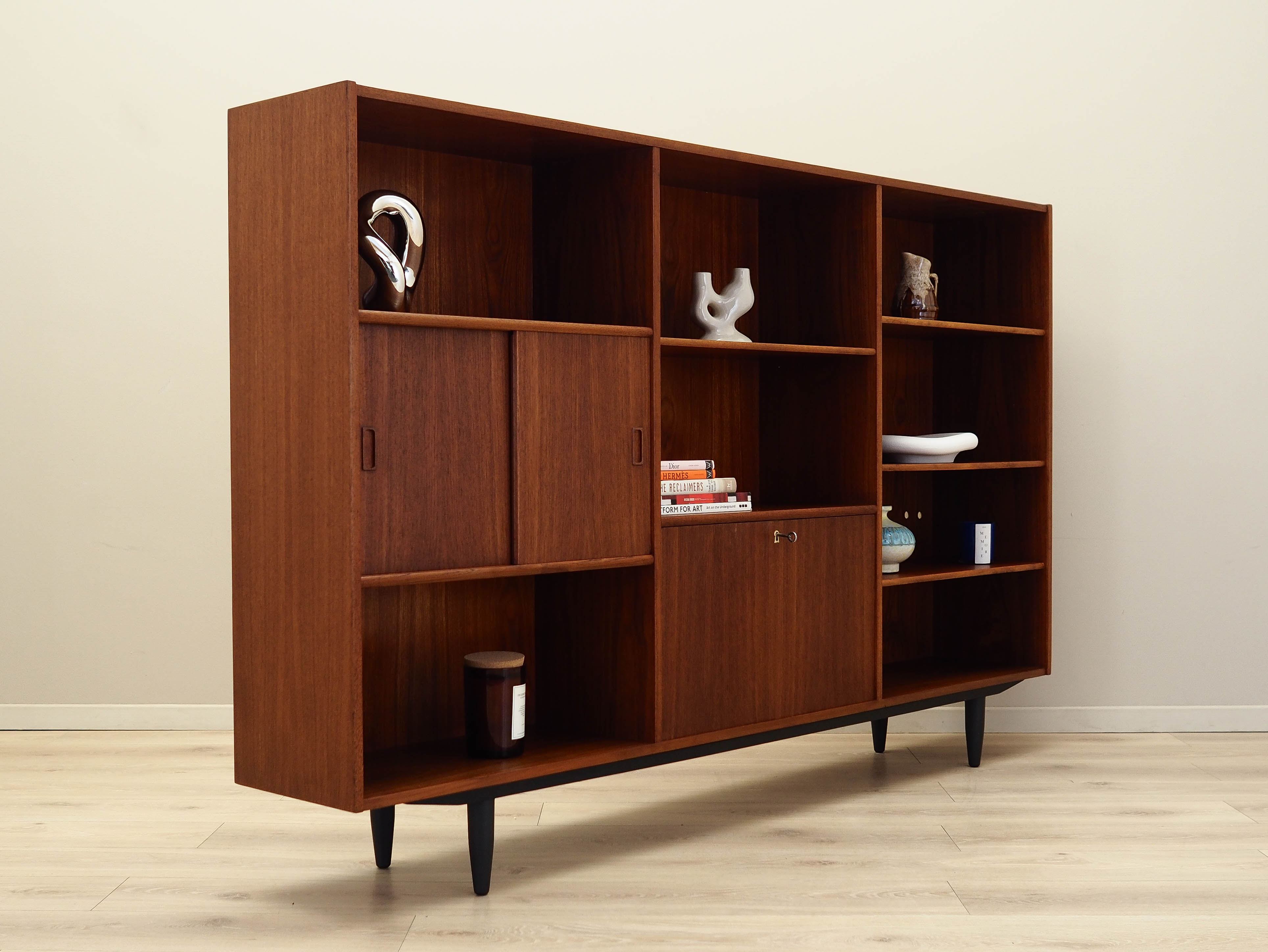 Libreria in teak anni '70