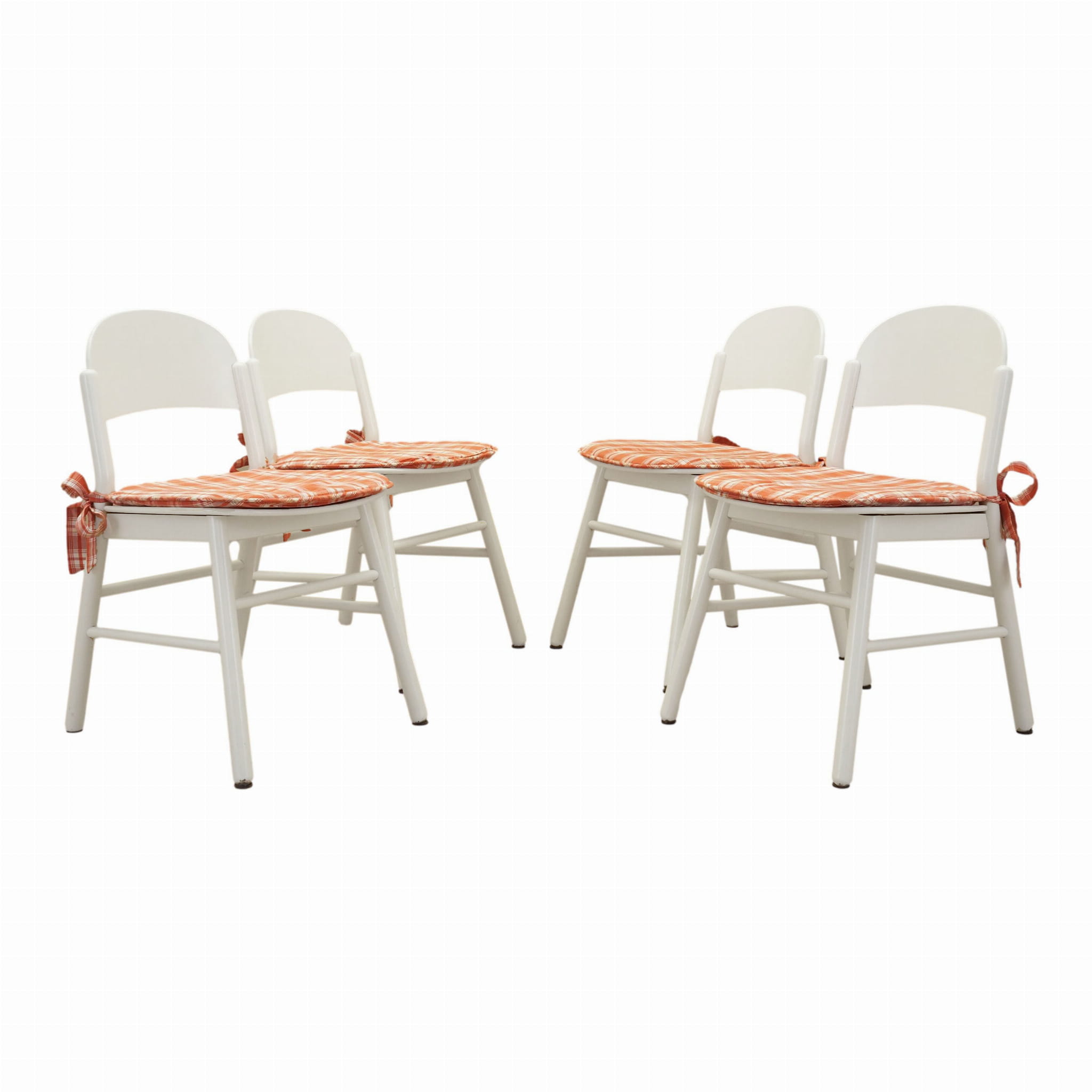 4x Dining chair Beech 1970s