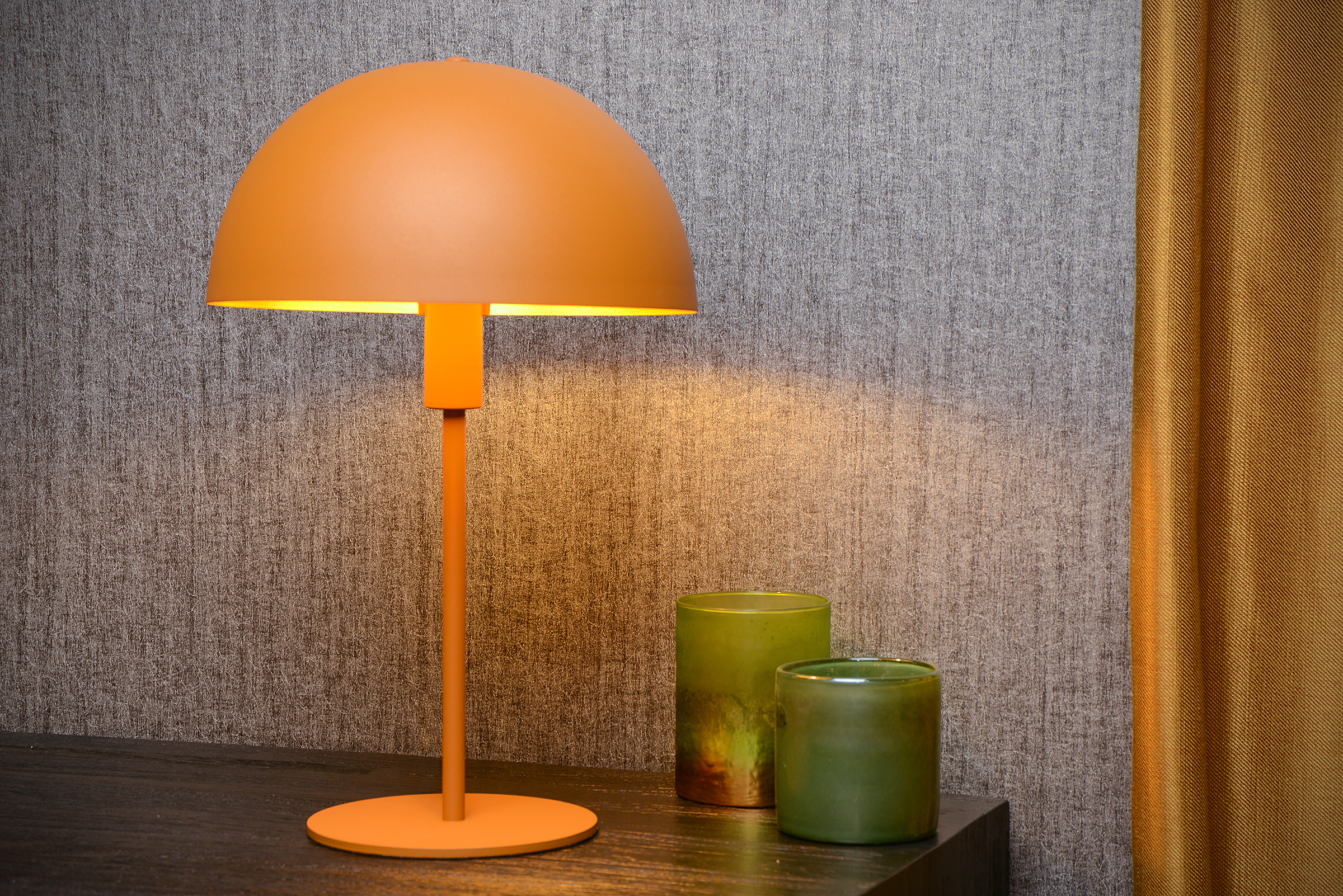 Siemon Tischleuchte Stahl Gelb