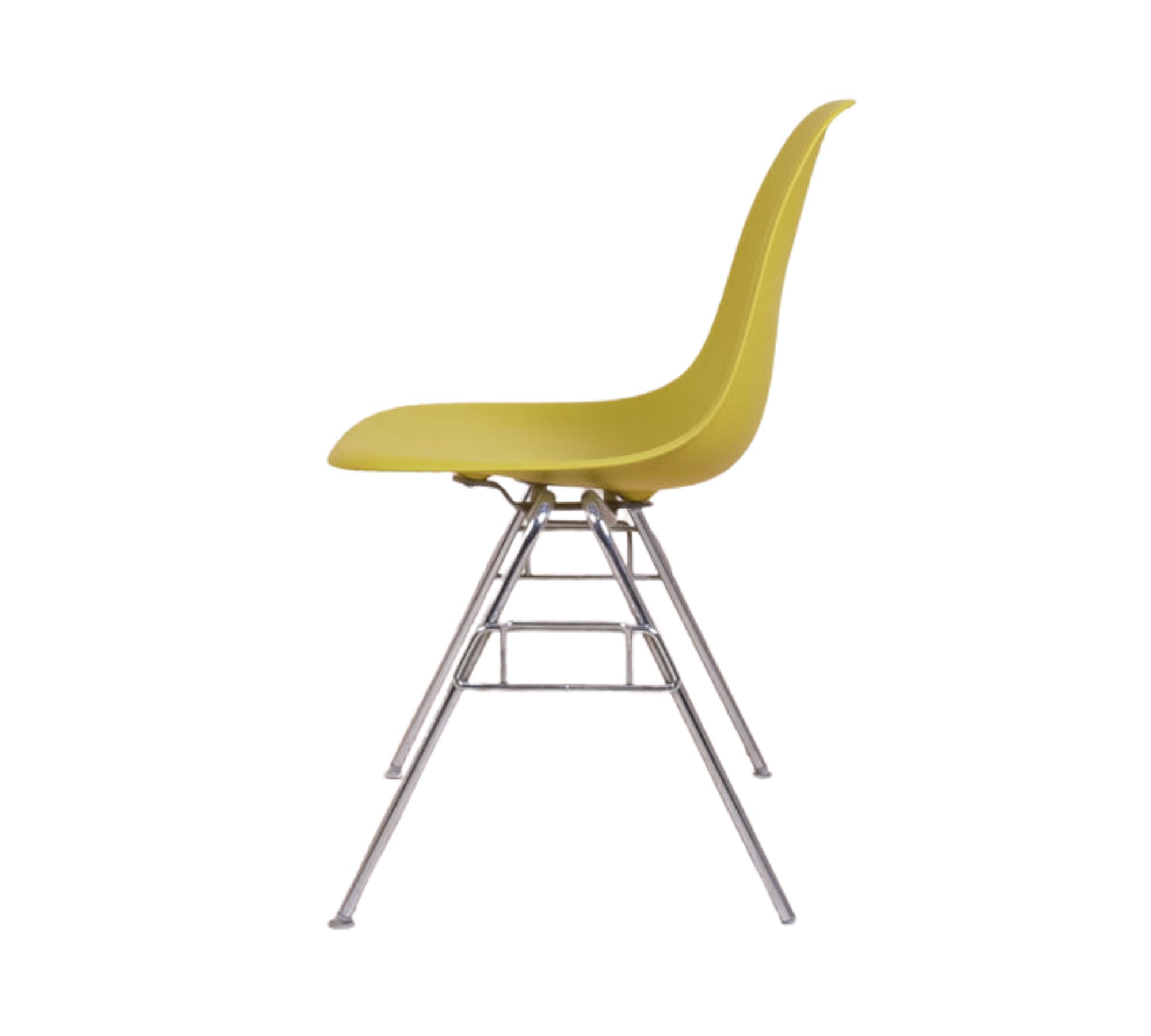 Eames DSS Plastic Side Chair Senf