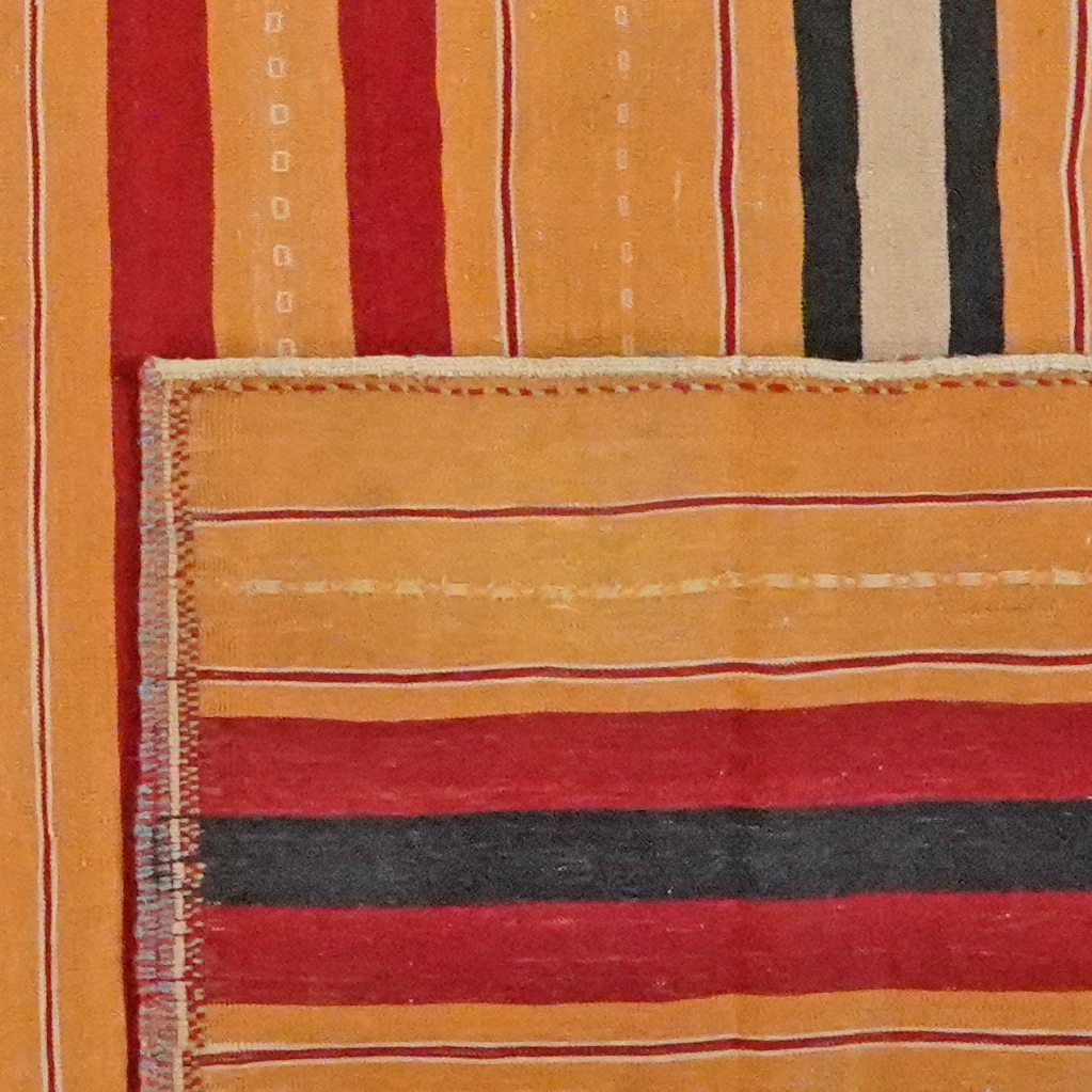 Kilim Afshar Teppich Braun