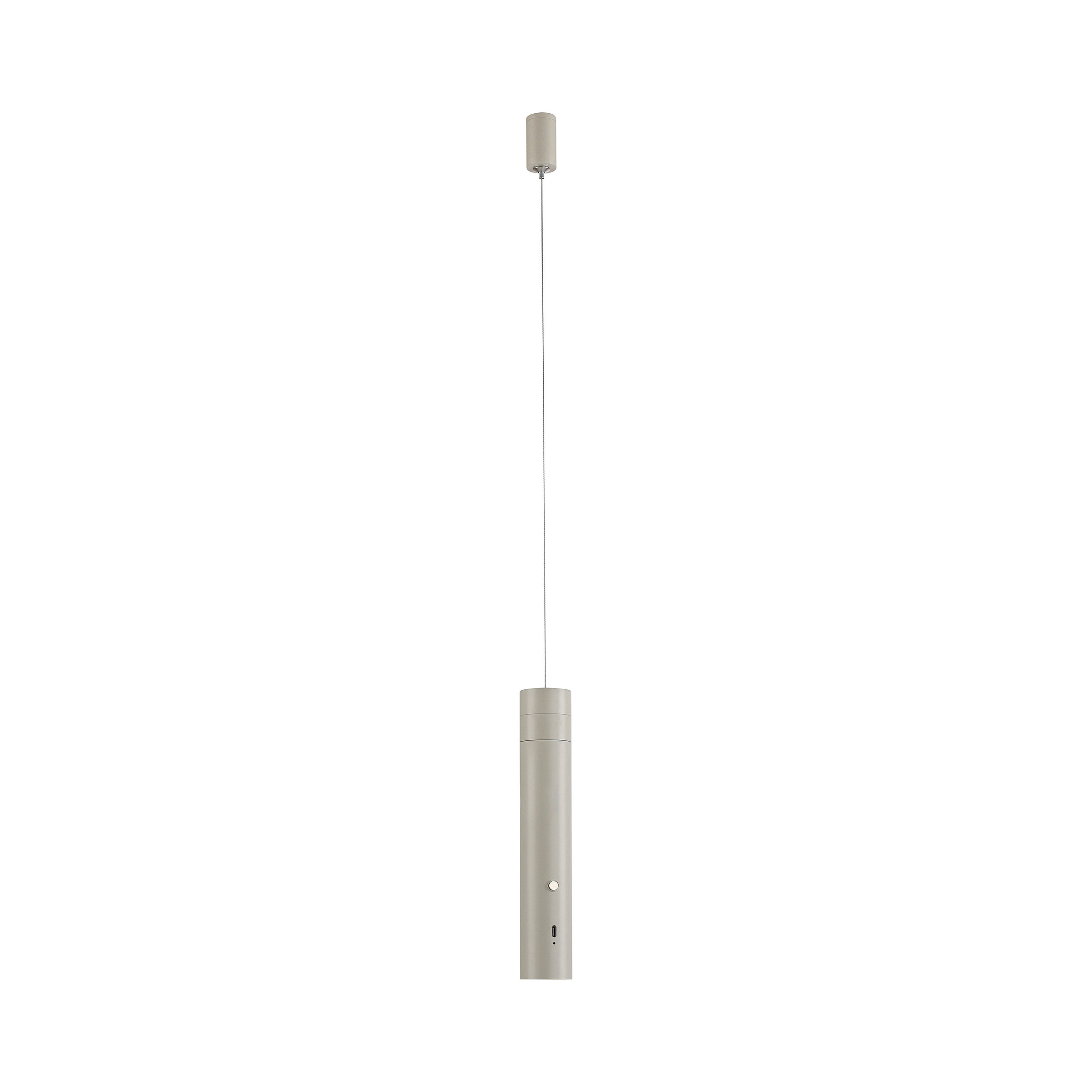 LED-Pendelleuchte Attach Grau