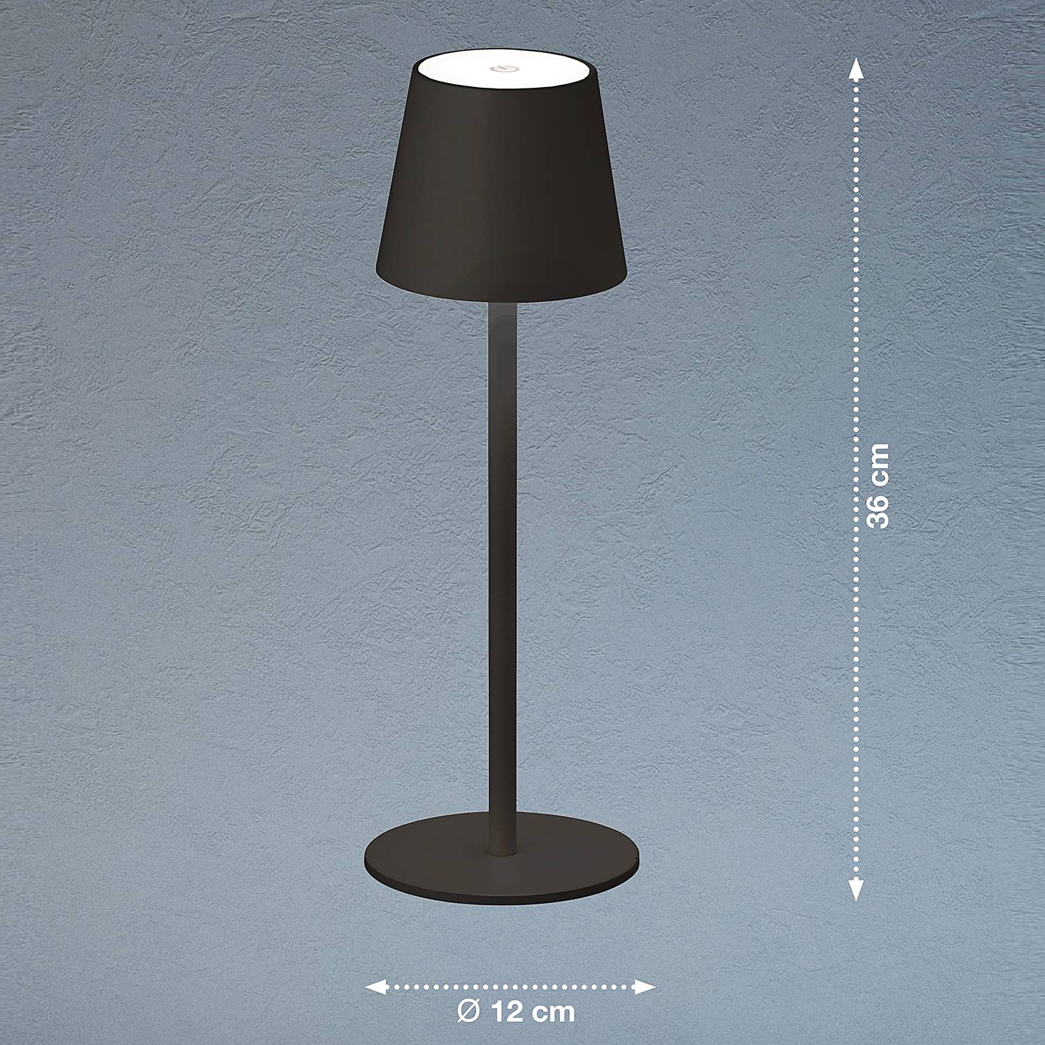 Tropea Table Lamp Iron Black