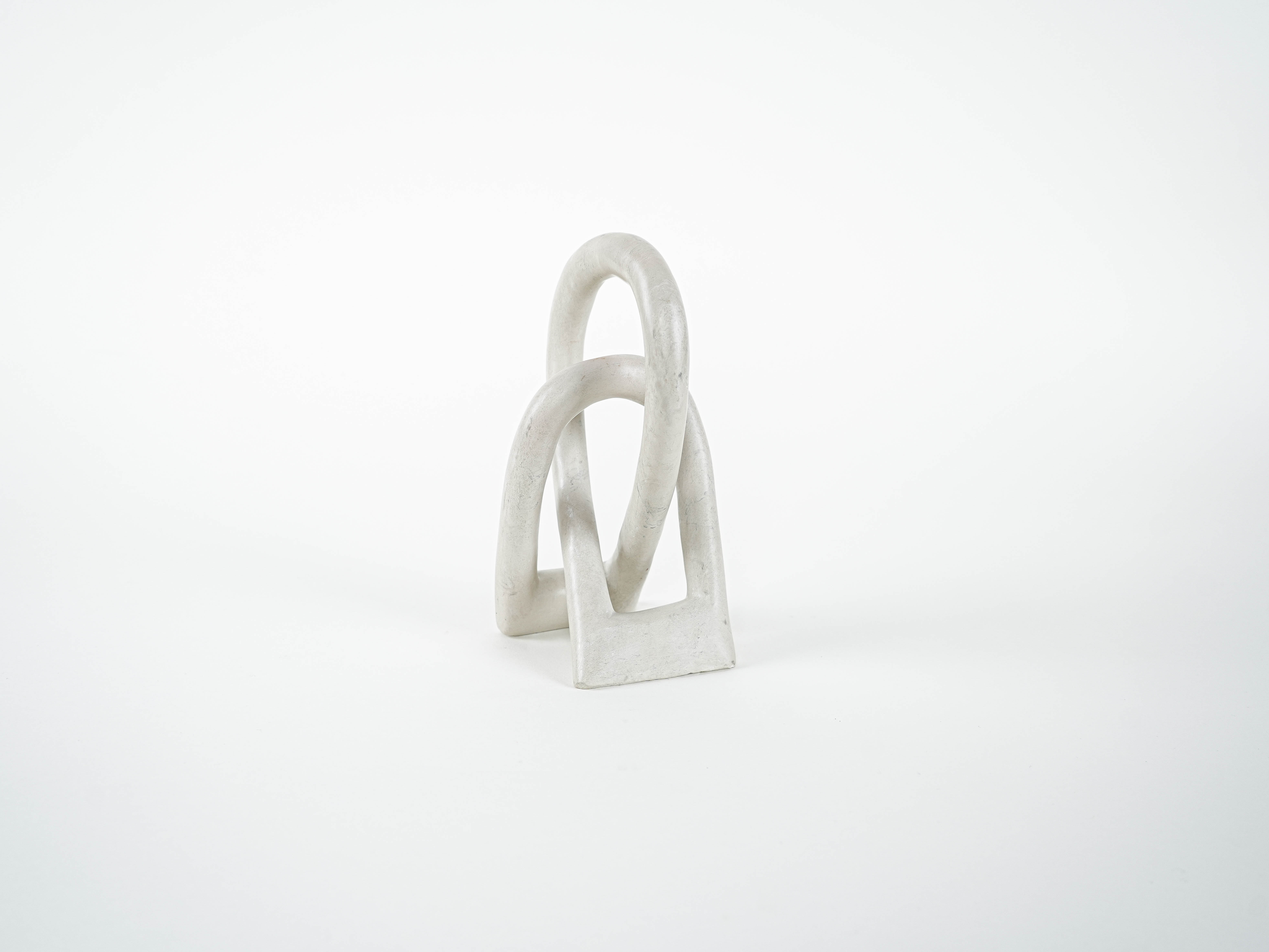 Sculpture Abstract White 1980s