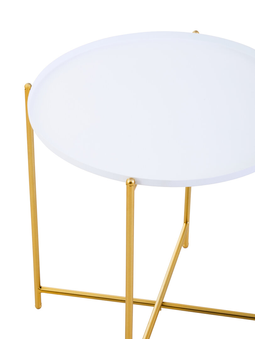 Trosa Beistelltisch Schwarz Gold