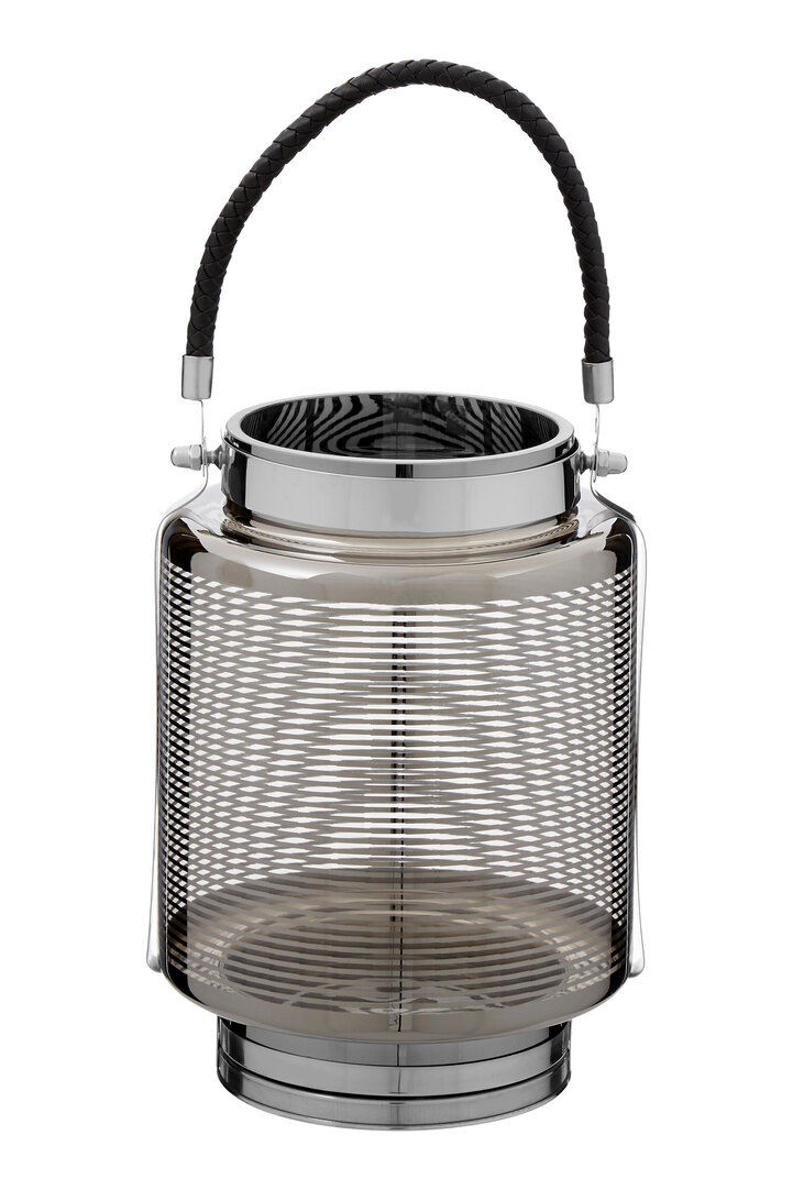 Raya Large nickel strip lantern