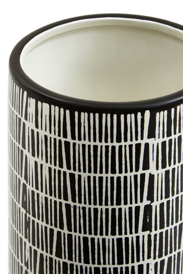 Jada Großer Gestreifte Vase
