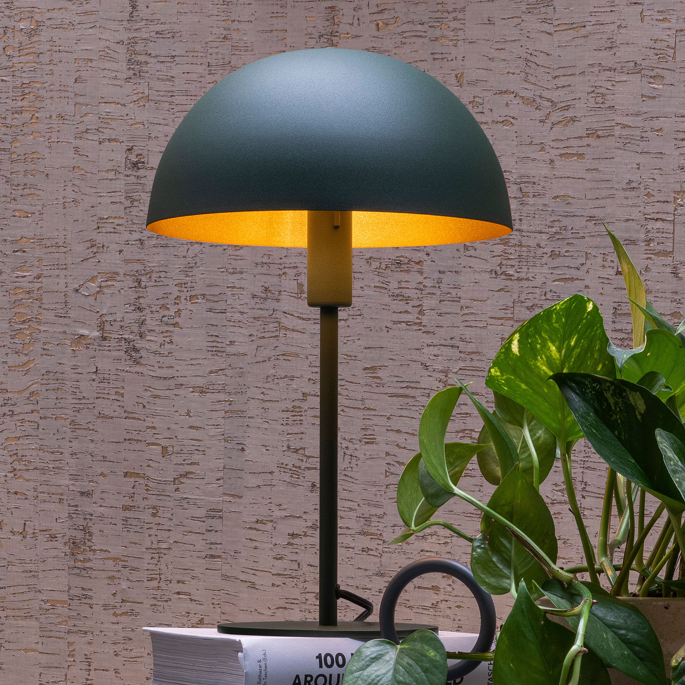 Siemon Table lamp Steel Green