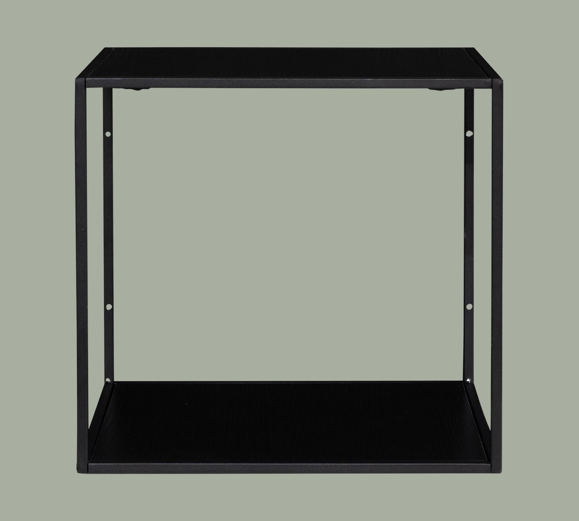 Wall shelf metal black