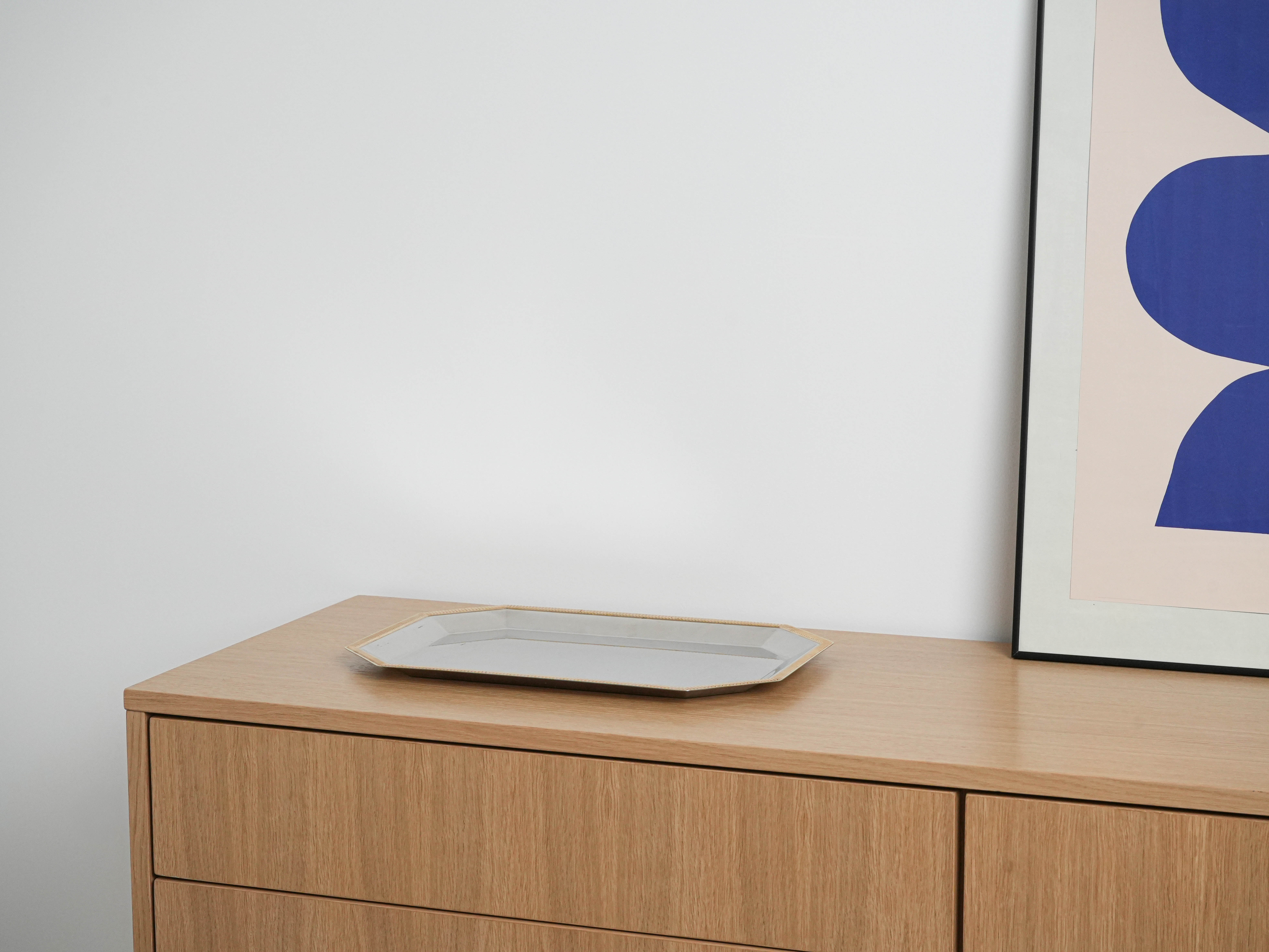 Tray Stainless Steel Silver