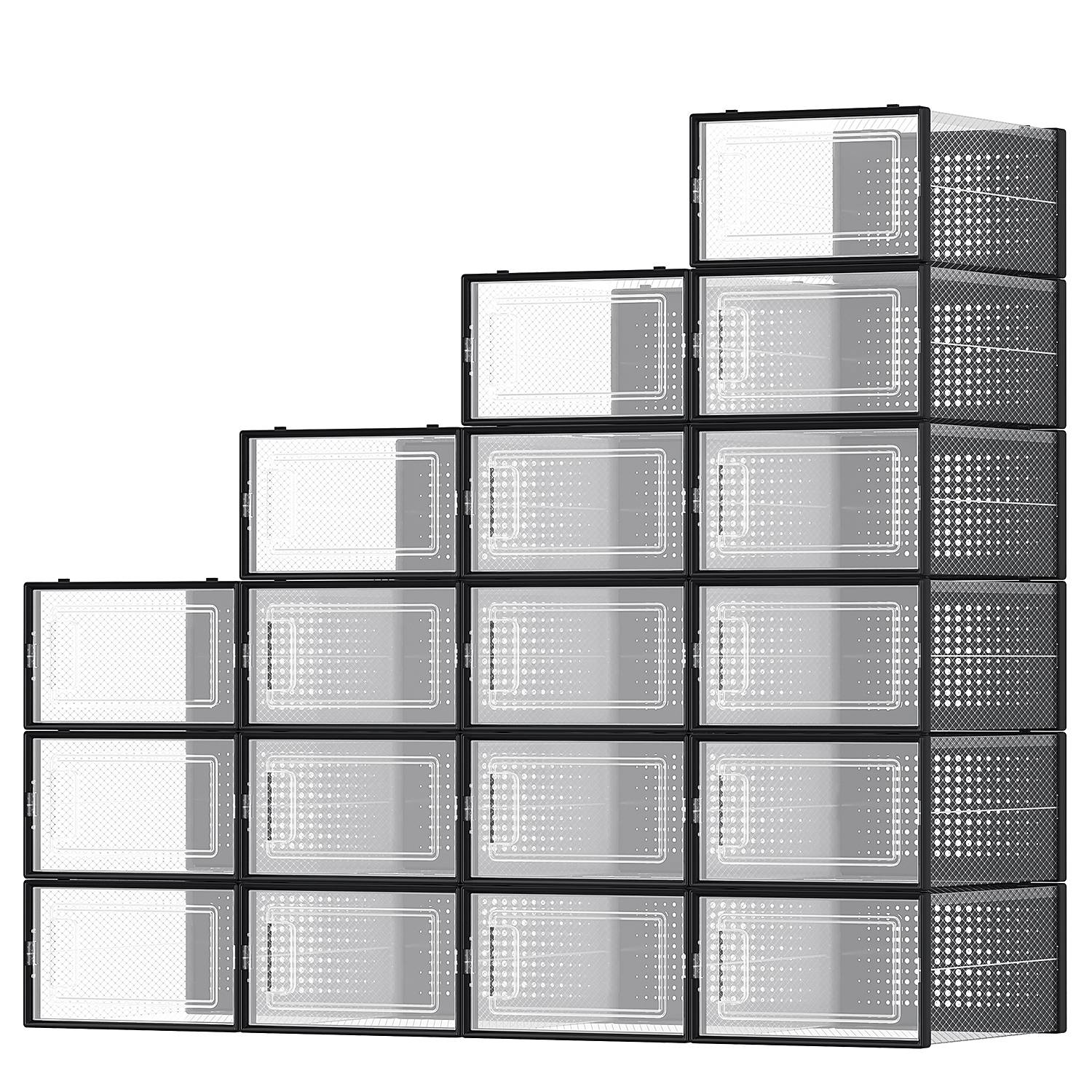 x18 Schuhbox Trets Schwarz