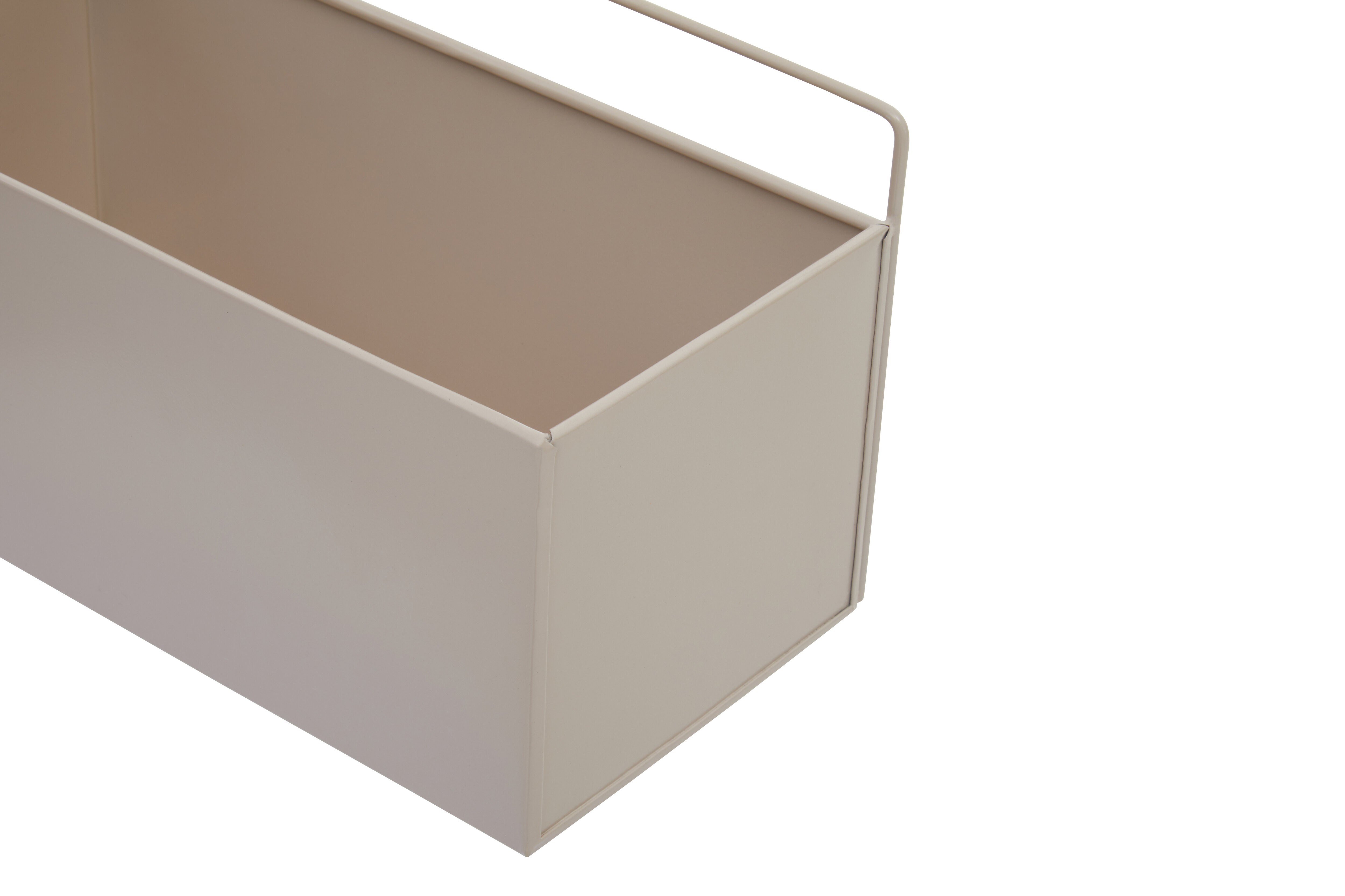 Ascher Wand-Pflanzenkasten Grau Natur
