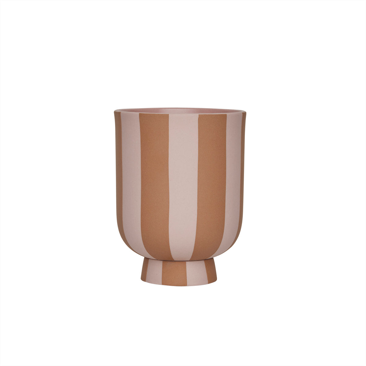 Toppu Blumentopf Keramik Creme