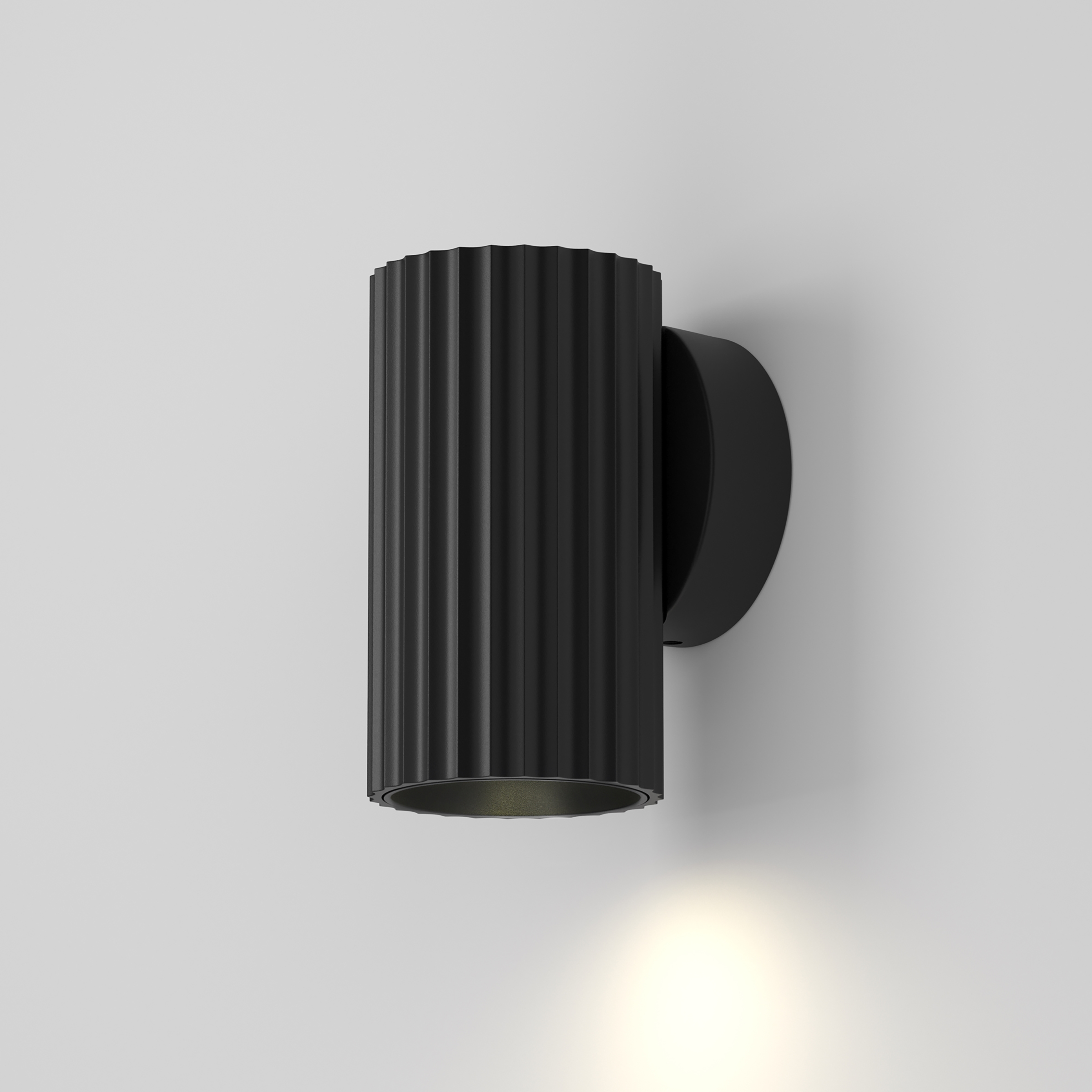 Wandleuchte Calipso Aluminium 1-flammig Schwarz