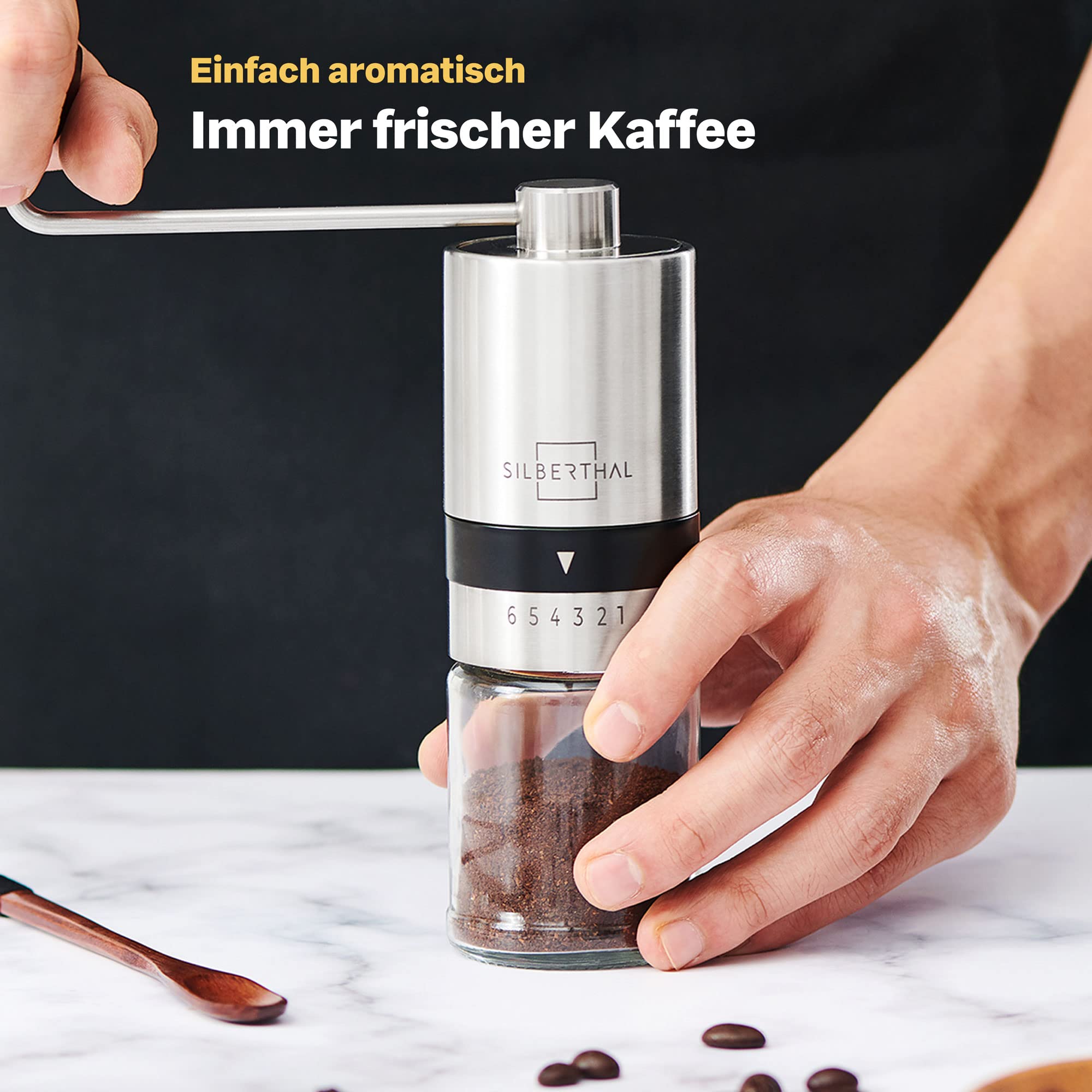 Kaffeemühle Manuell Kegelmahlwerk