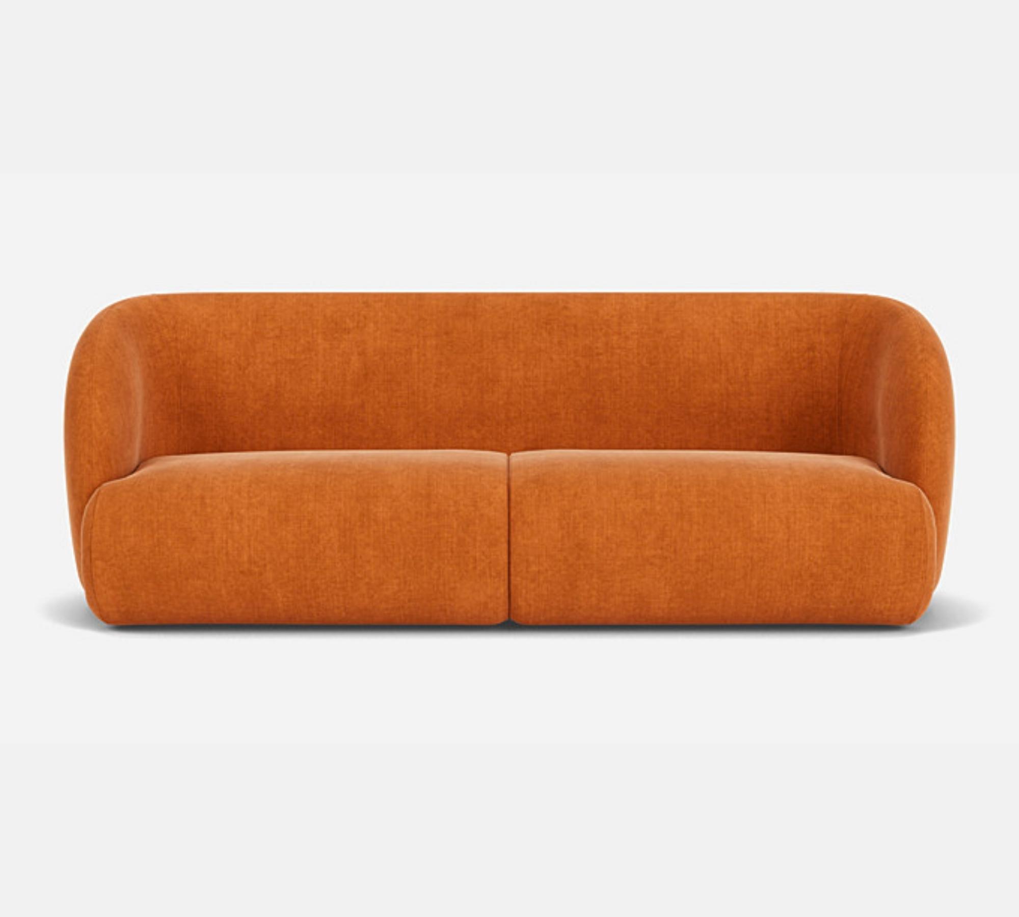 Design-Award-Winning Paula 3-Sitzer Sofa Danny Amber