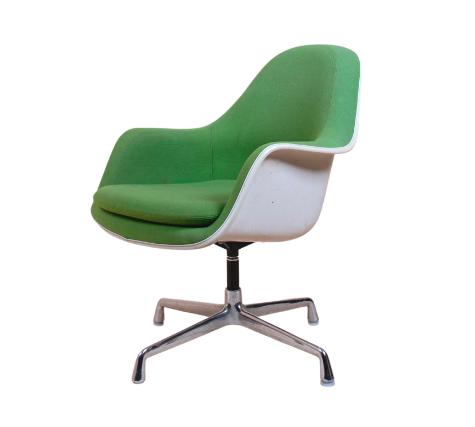 Eames Loose Cushion Drehstuhl Grün