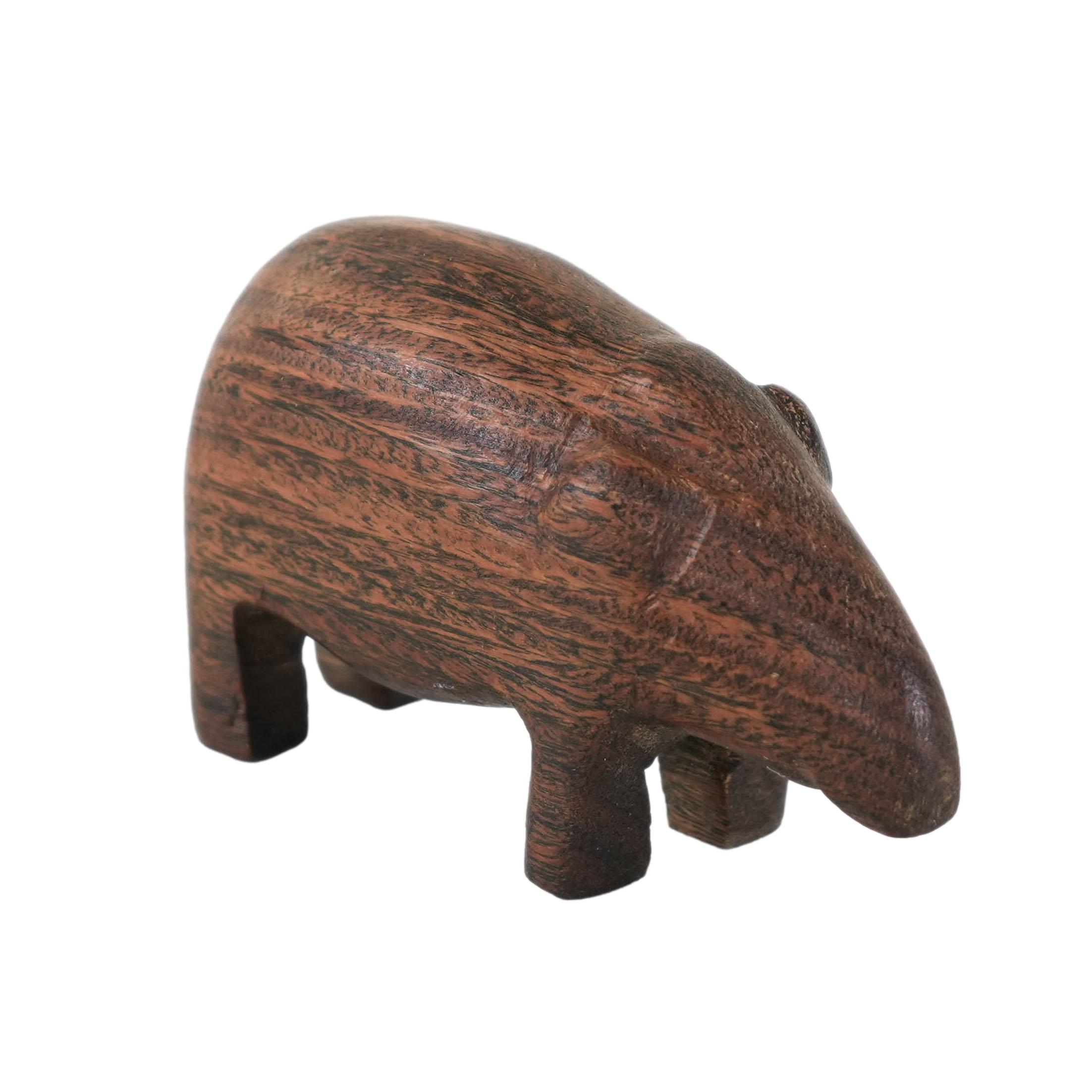 Holztierfigur 1970er Jahre