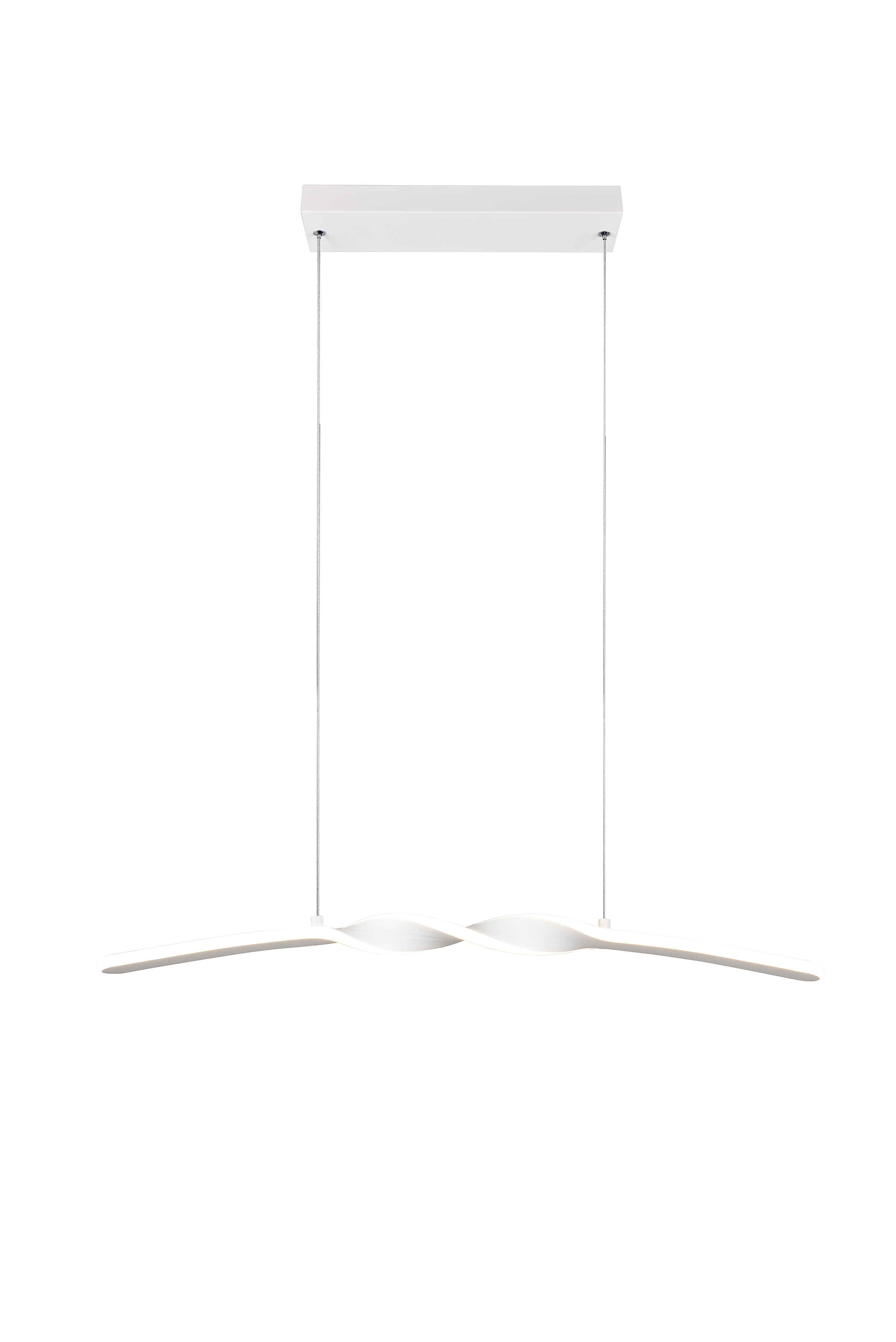 Ginko LED Pendant Lamp 1-Light Iron Silicone White