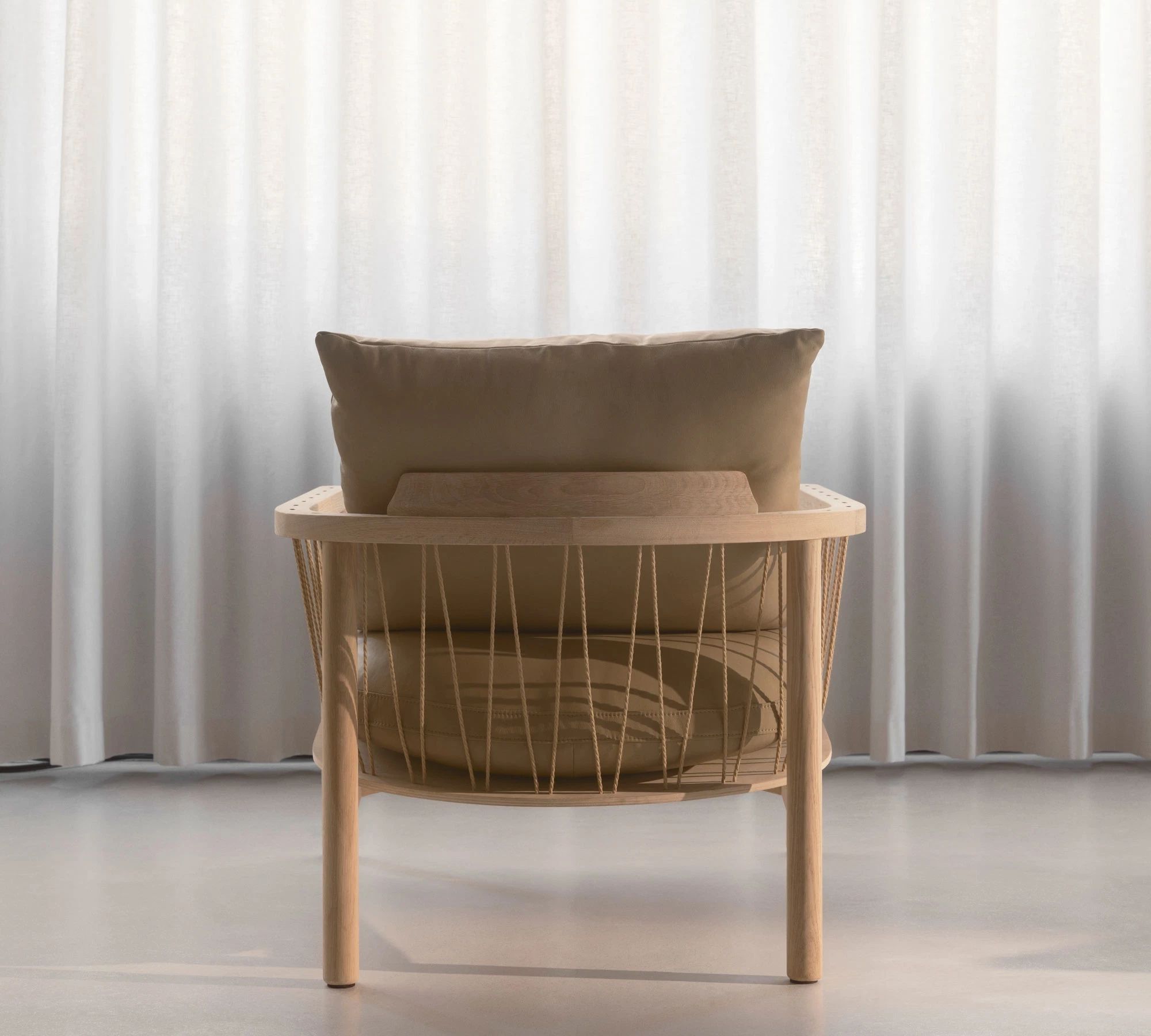 Enzo Sessel Leather Soffy Beige