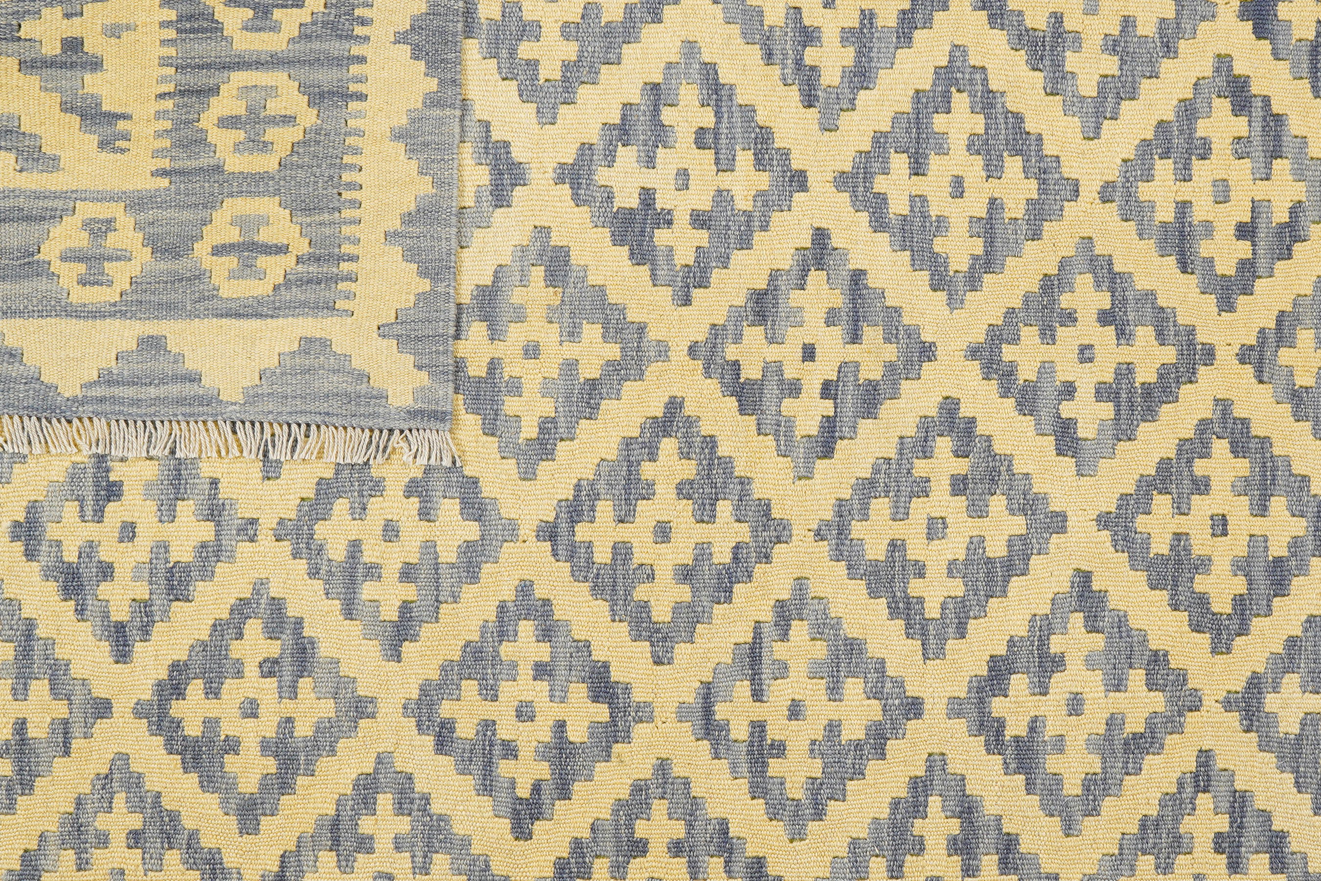 Kelim Gashgai Rug Wool Grey