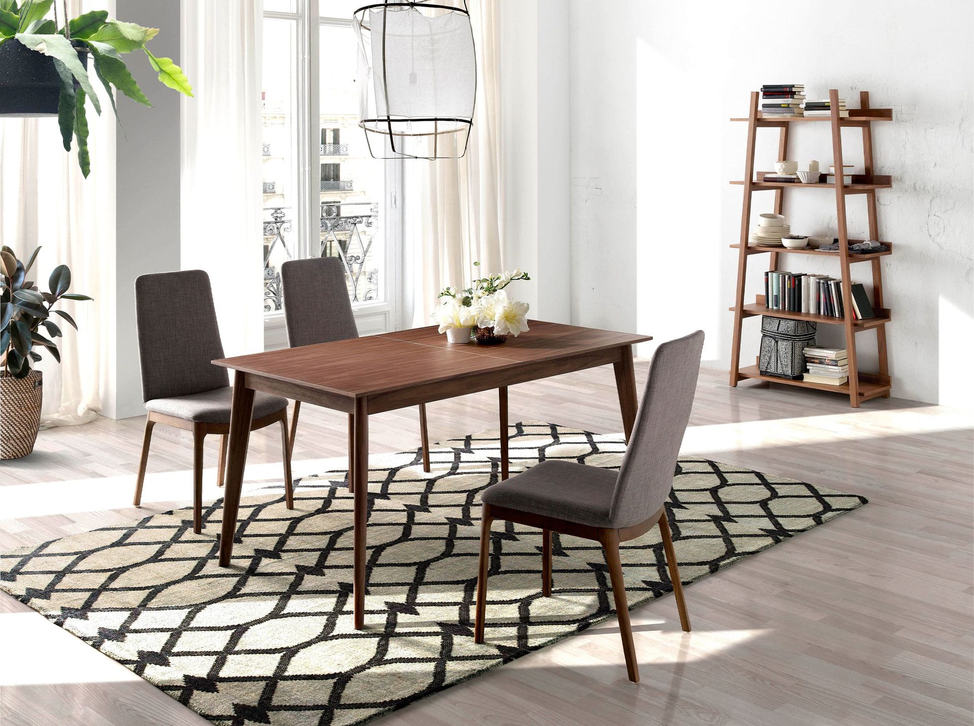 Extendable Dining Table Brown