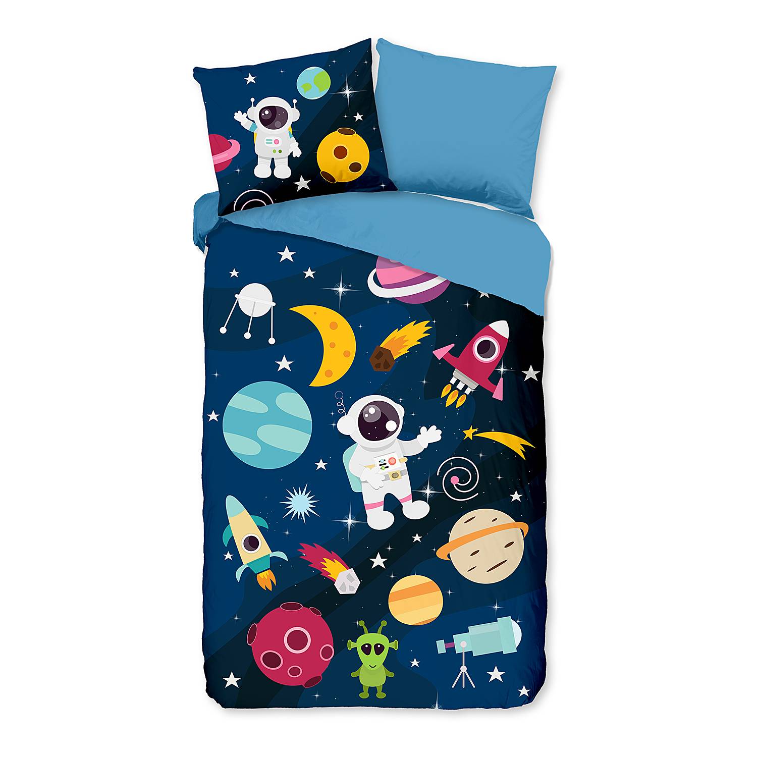 Children's bedding Planets Multicoloured