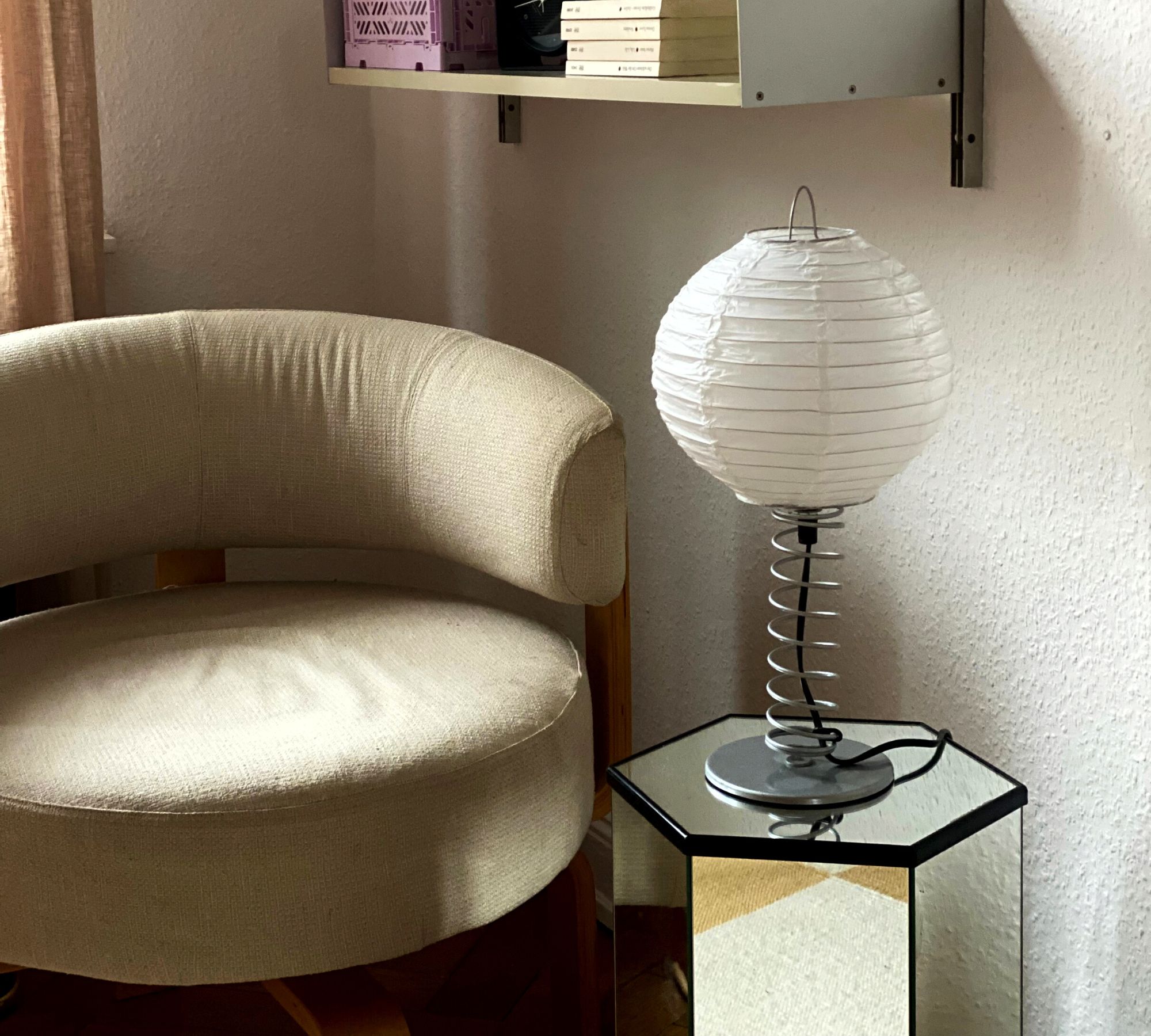 Vintage IKEA Papierlampe Postmodern 
