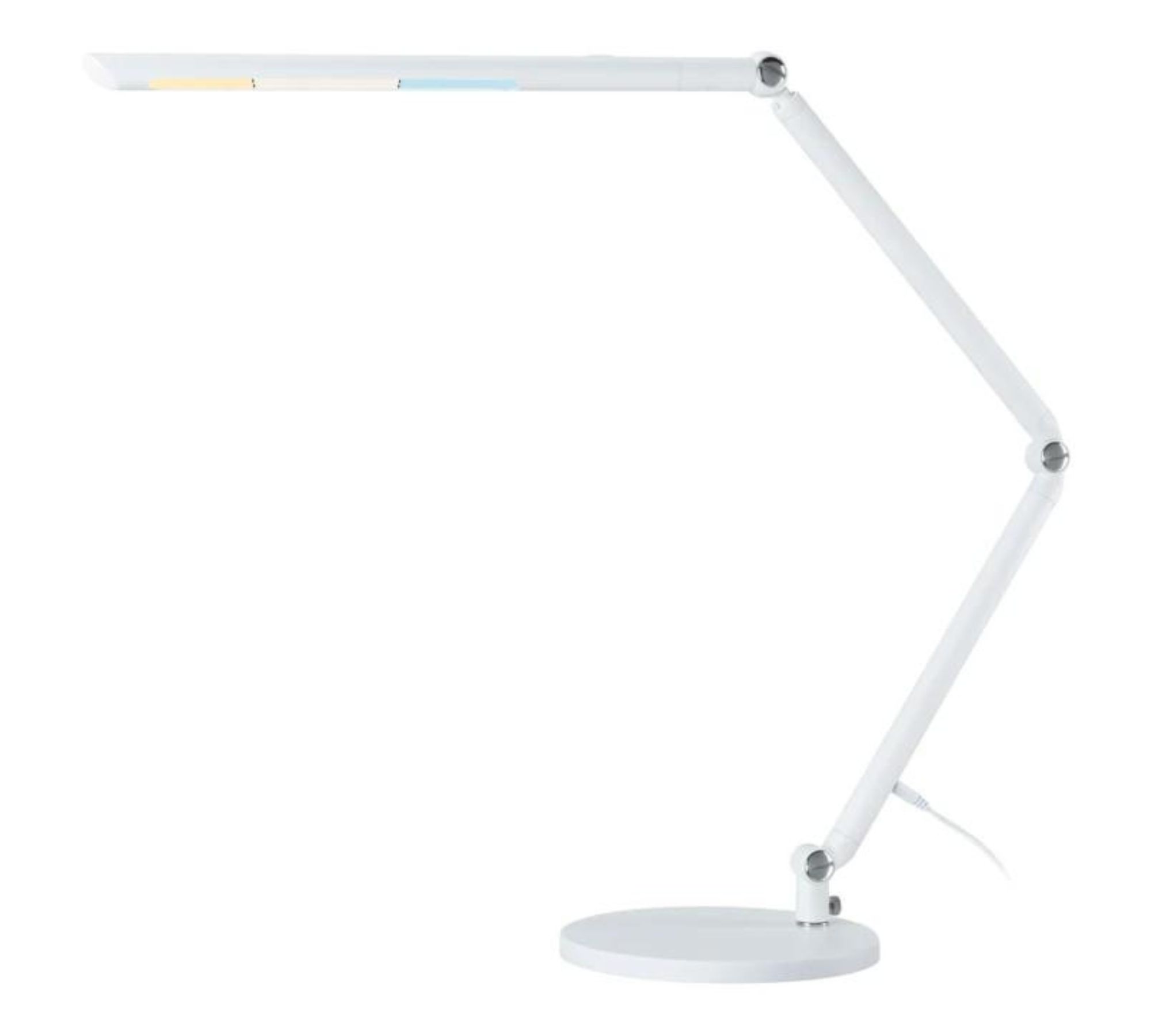 LED Tischleuchte 1-flammig Acrylglas Weiß