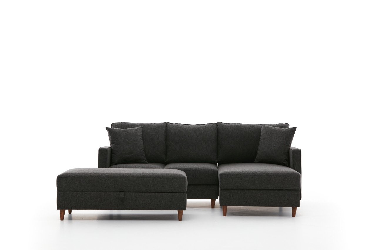 Sofa Recamiere Right Anthracite