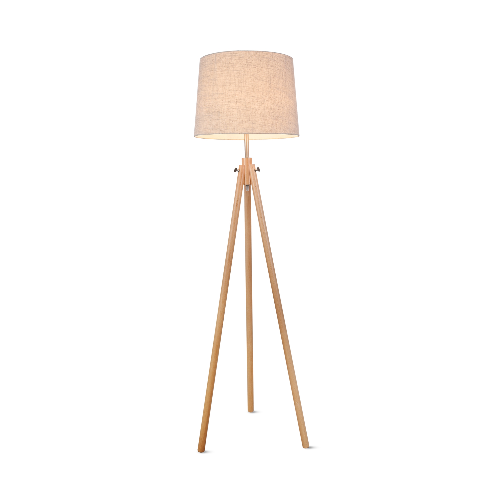 Calvin Floor Lamp Brown Ø 51cm