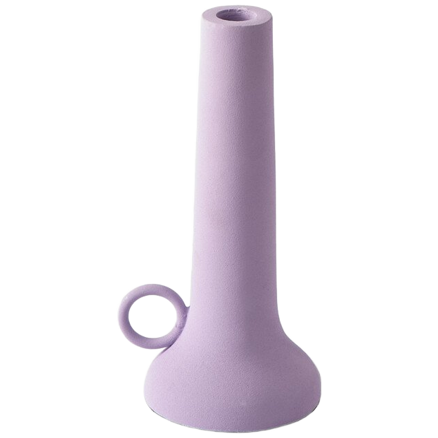 Spartan Candle holder Metal Purple