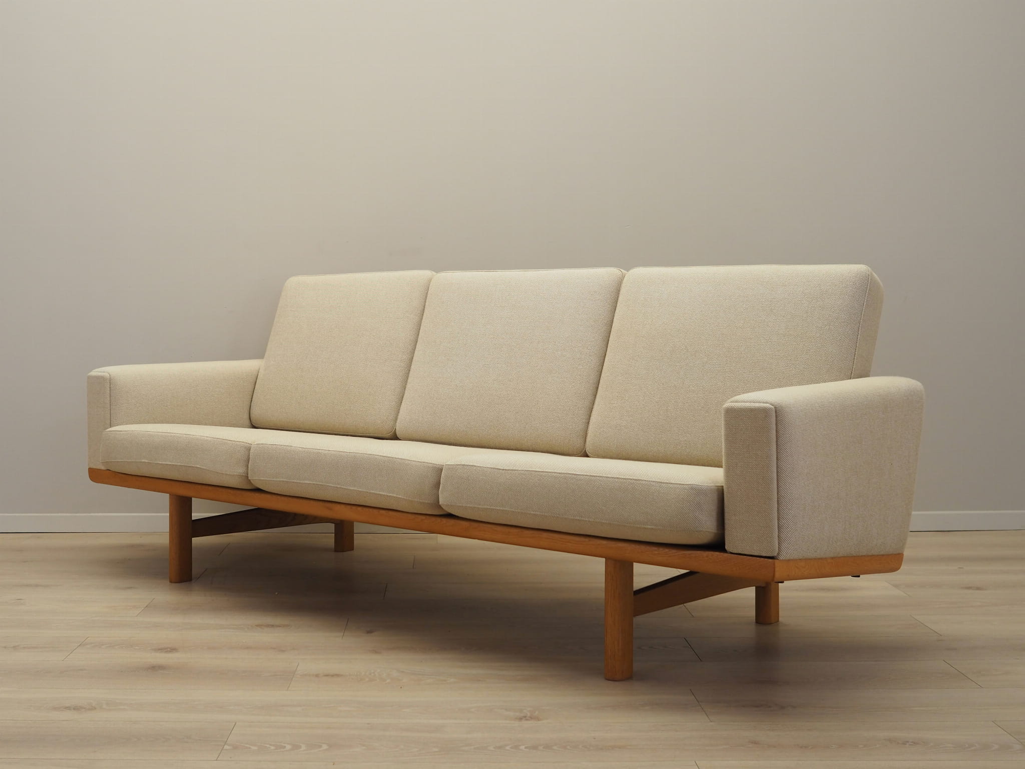 Sofa Textil Beige 1960er Jahre