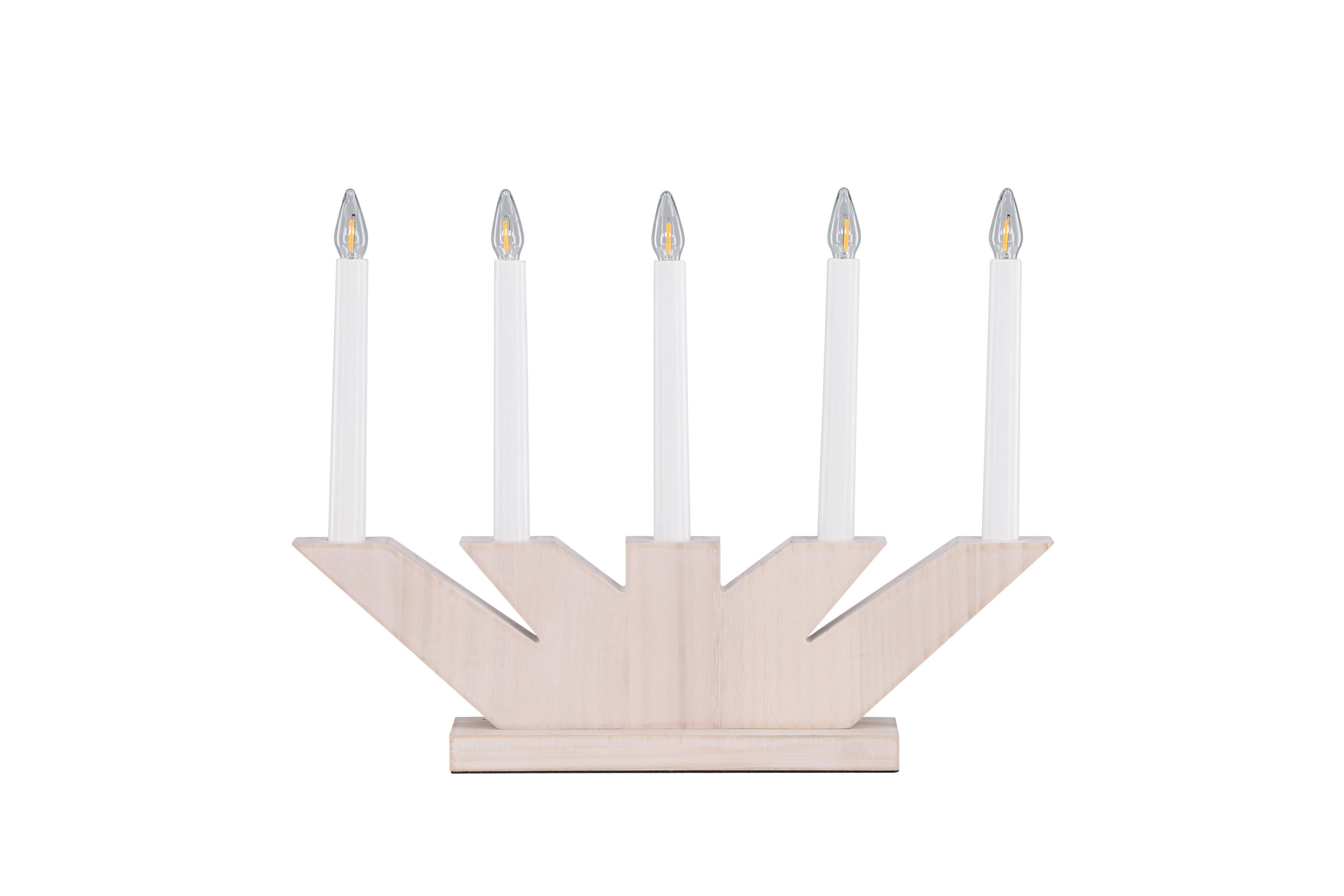 Verbier Table lamp Whitewash Pine