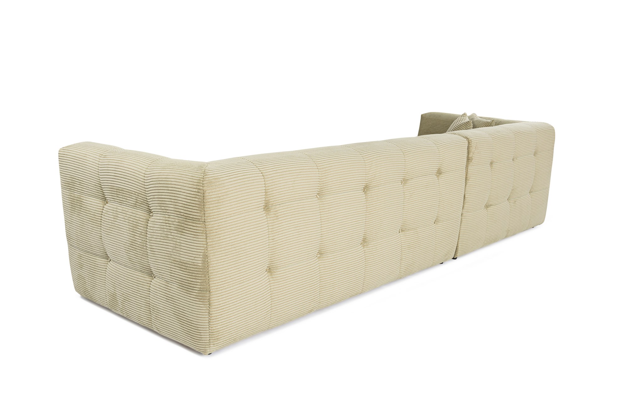 Cady Sofa Chaise Lounge Left Light Green