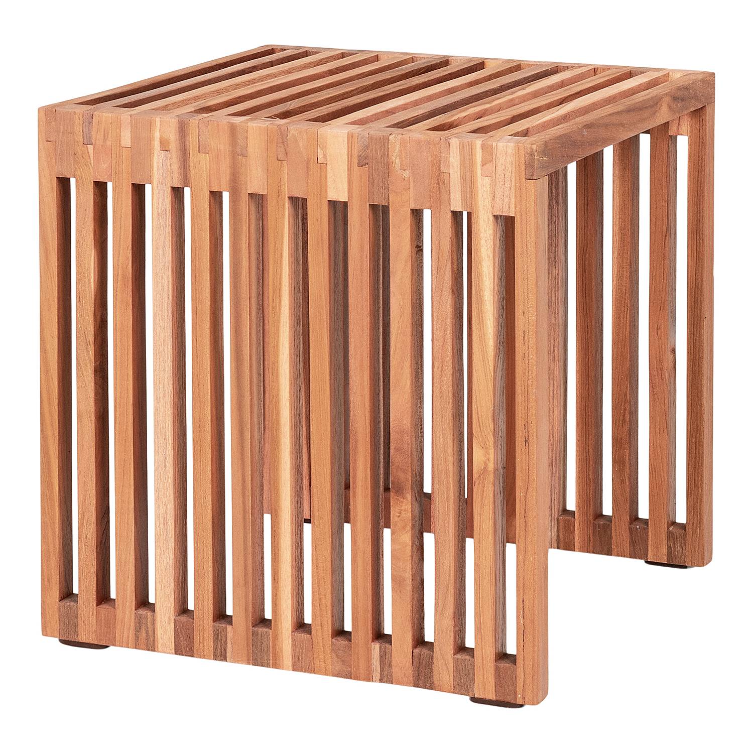 Pego Beistelltisch Teakholz Braun