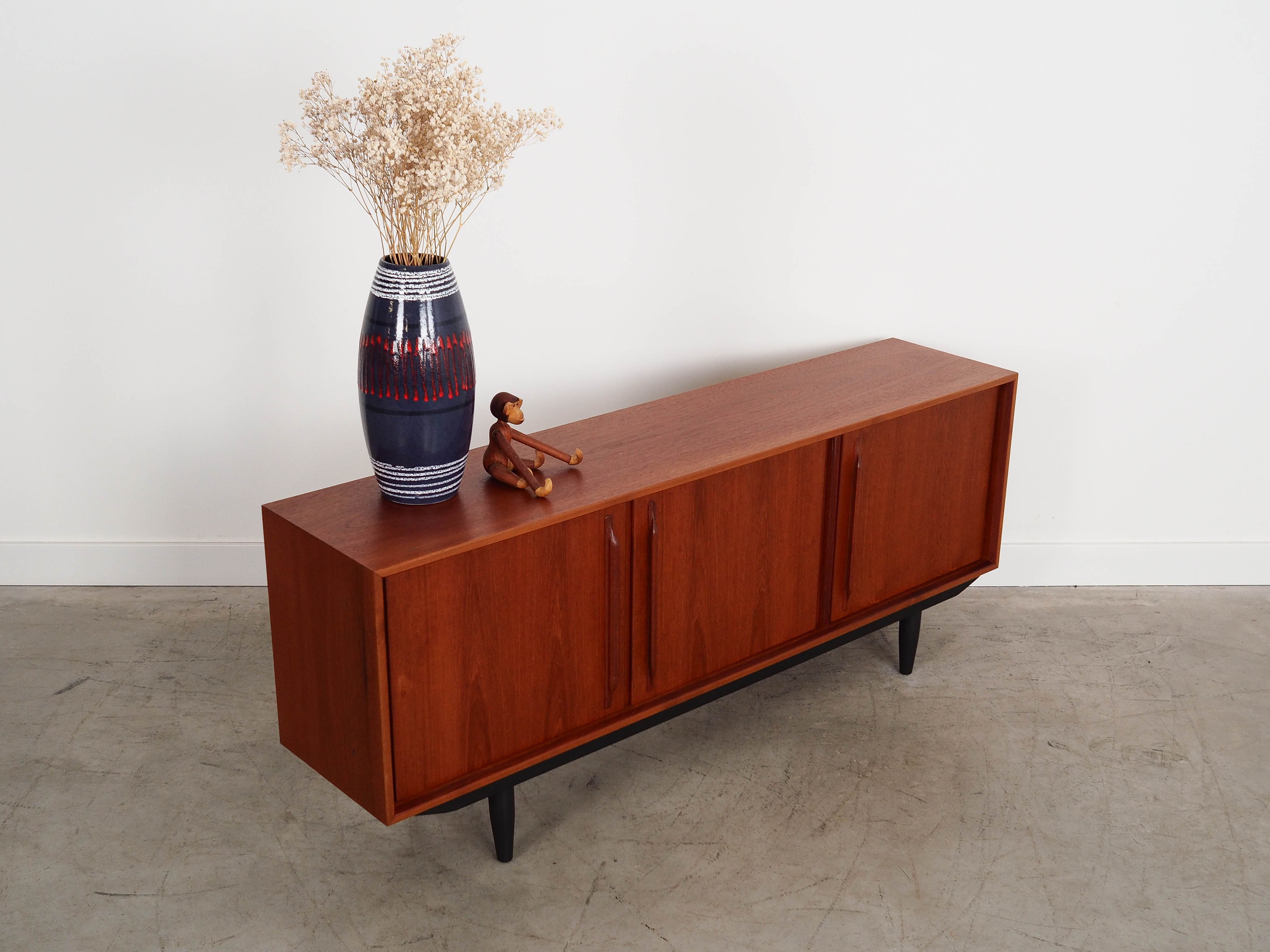 Teak-Sideboard Braun 1960er Jahre