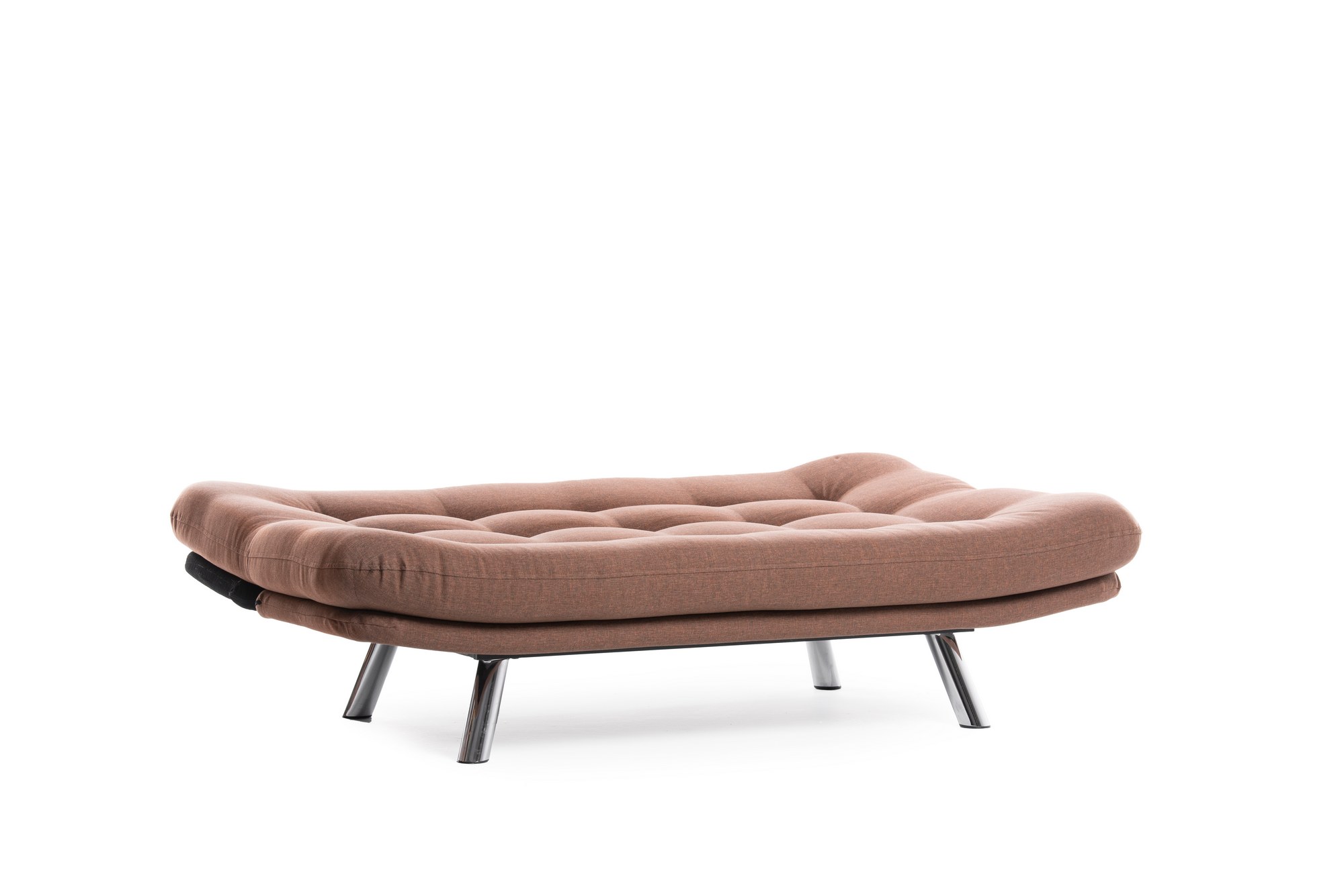 Misa Small Sofa Bed 3-seater Light Brown