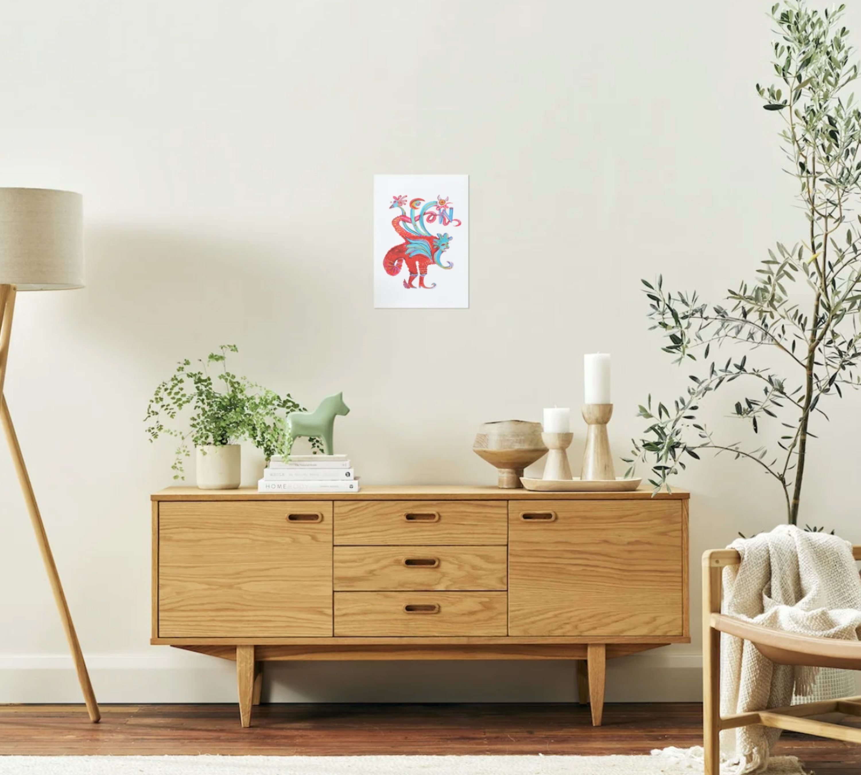 Phyton Art printMulticolor