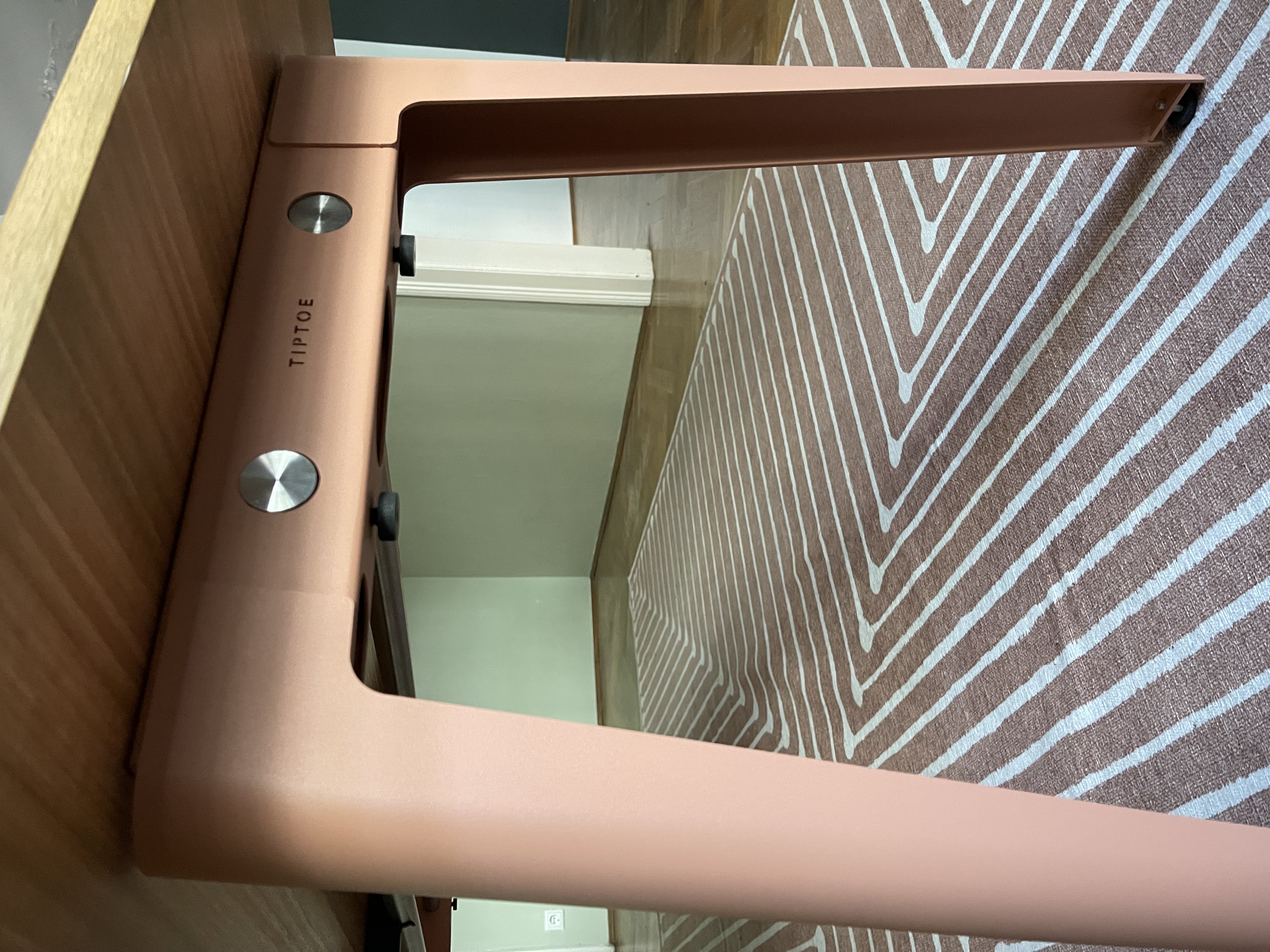 Design Esstisch Holz Stahl