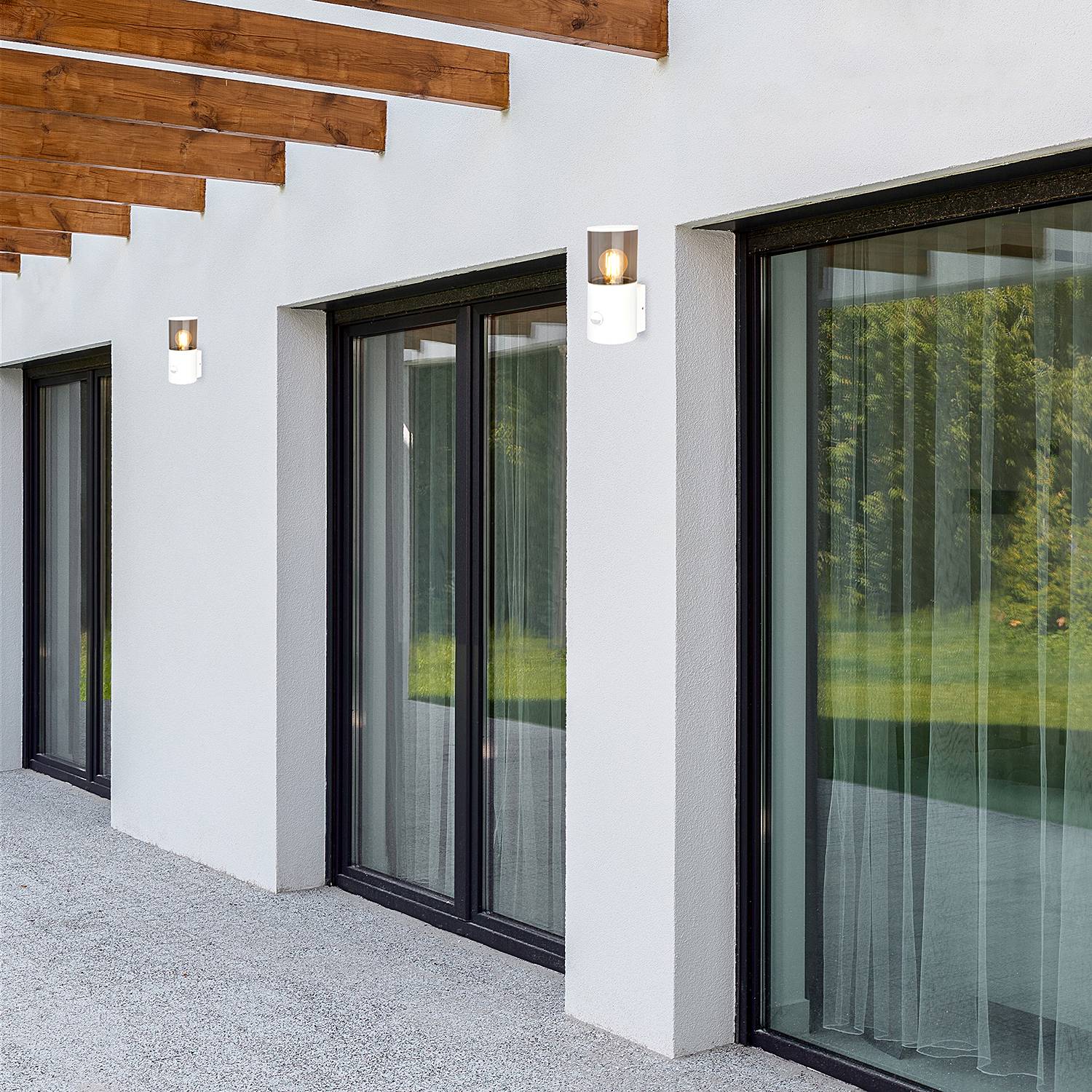 Nypa LED-Wandleuchte mit Sensor Aluminium 1-flammig