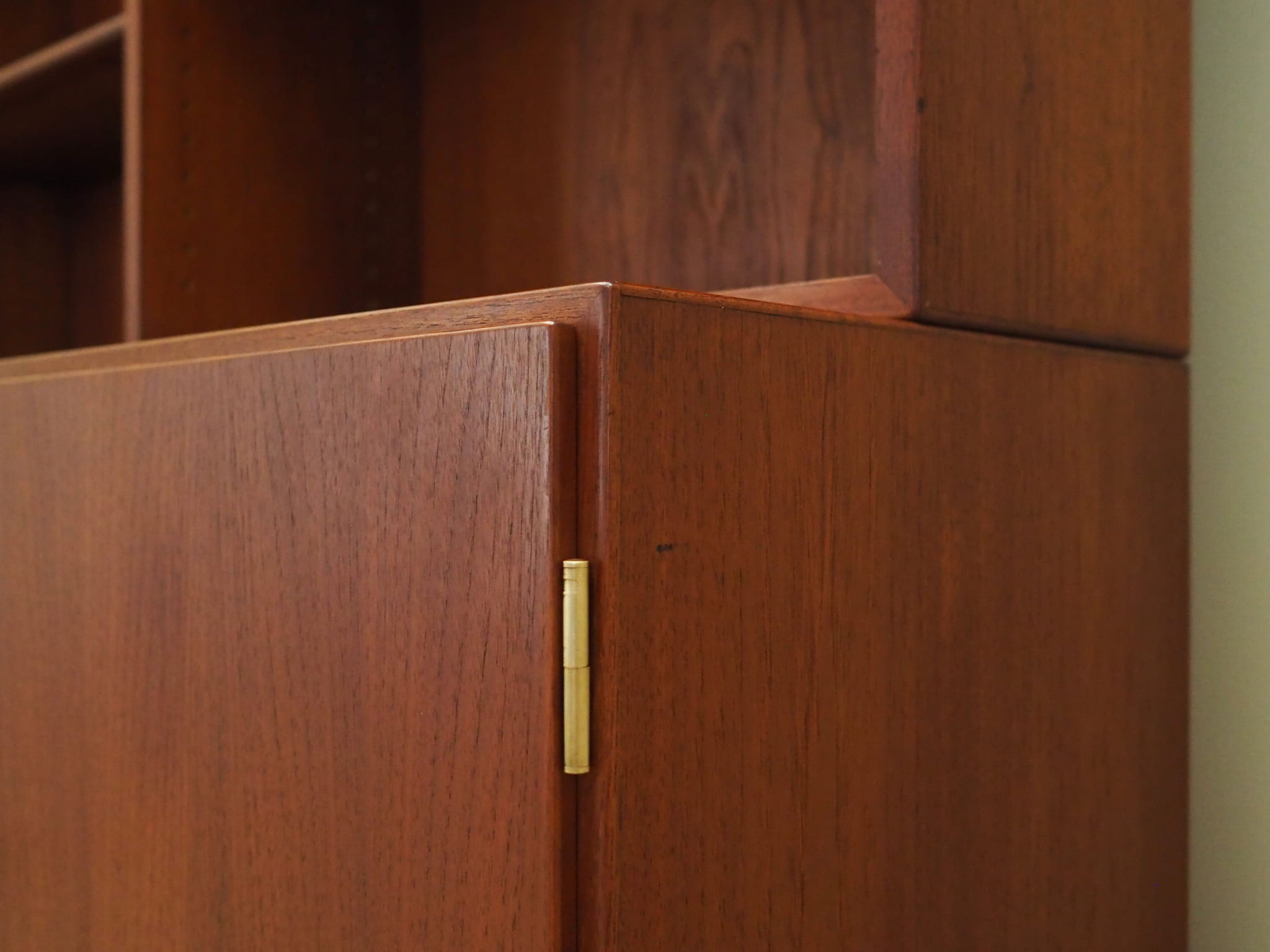 Vintage Bookshelf Teak Brown 1960s