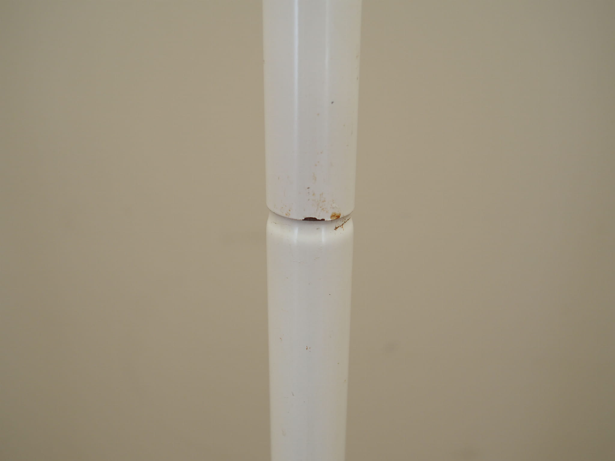 Vintage coat rack metal white 1970s