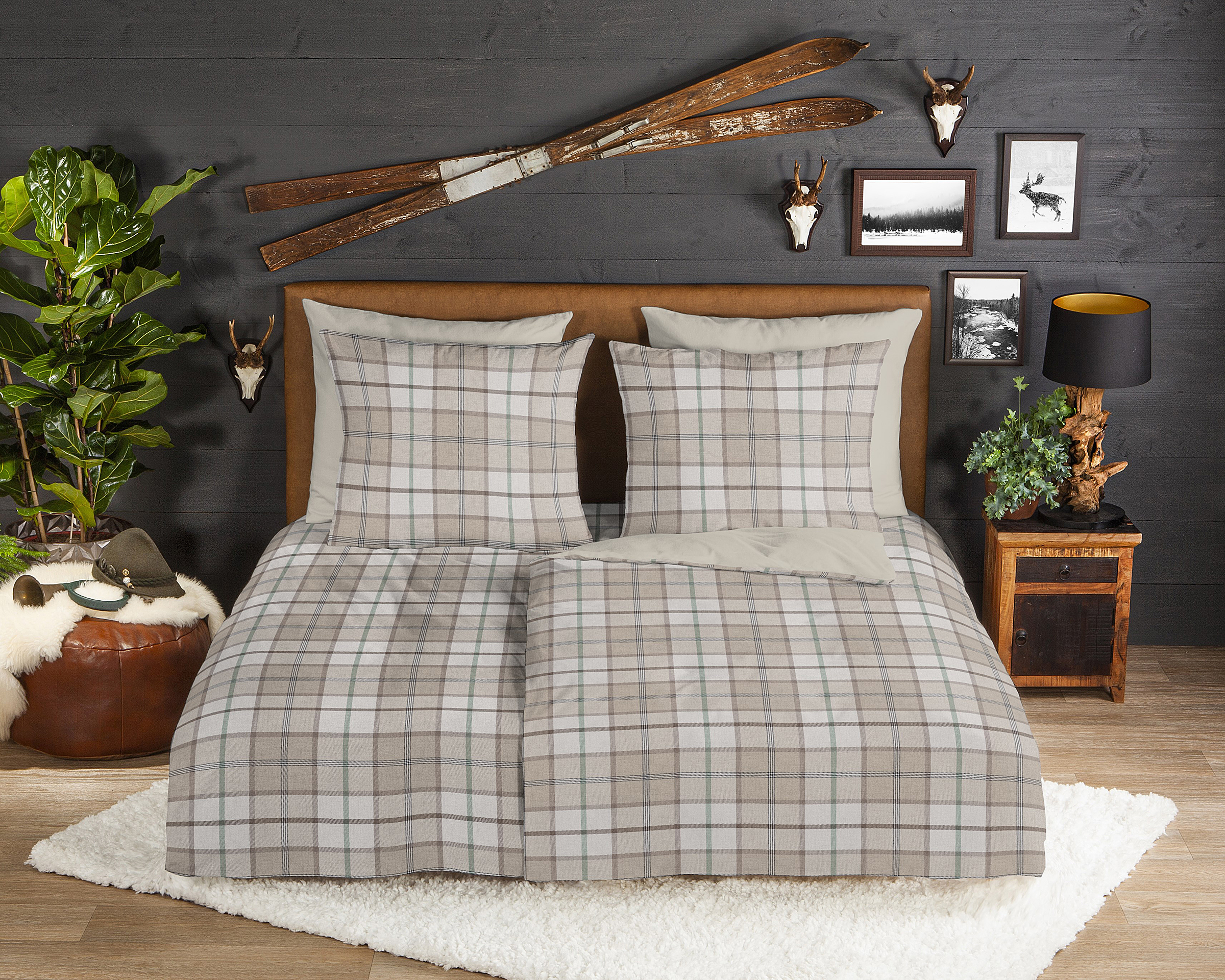 Jangara Flannel Bed Linen 135x200cm Pillowcase 80x80cm