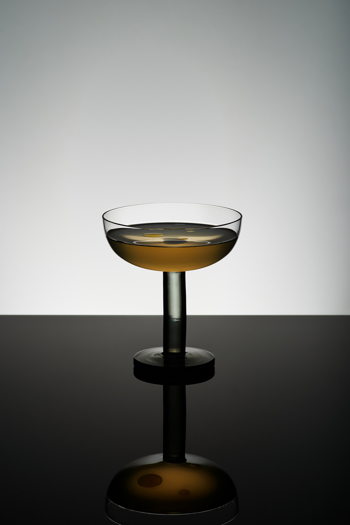 Puck Coupe Glass 2-piece Set Transparent