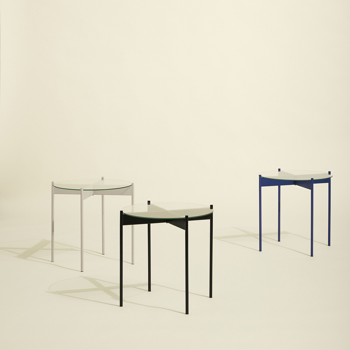 Beam Side Table Blue