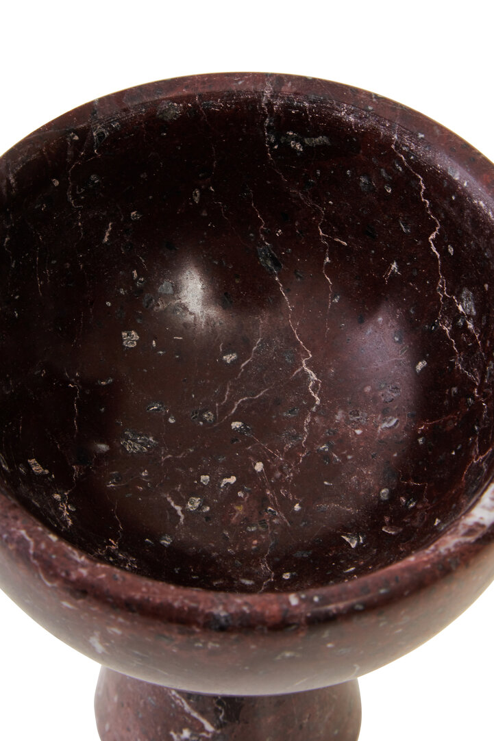 Salmo Kleiner Schale Marmor Rot