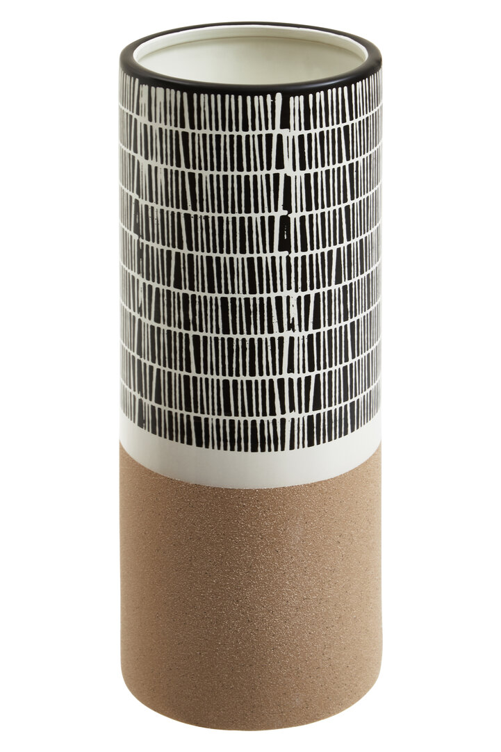 Jada Großer Gestreifte Vase