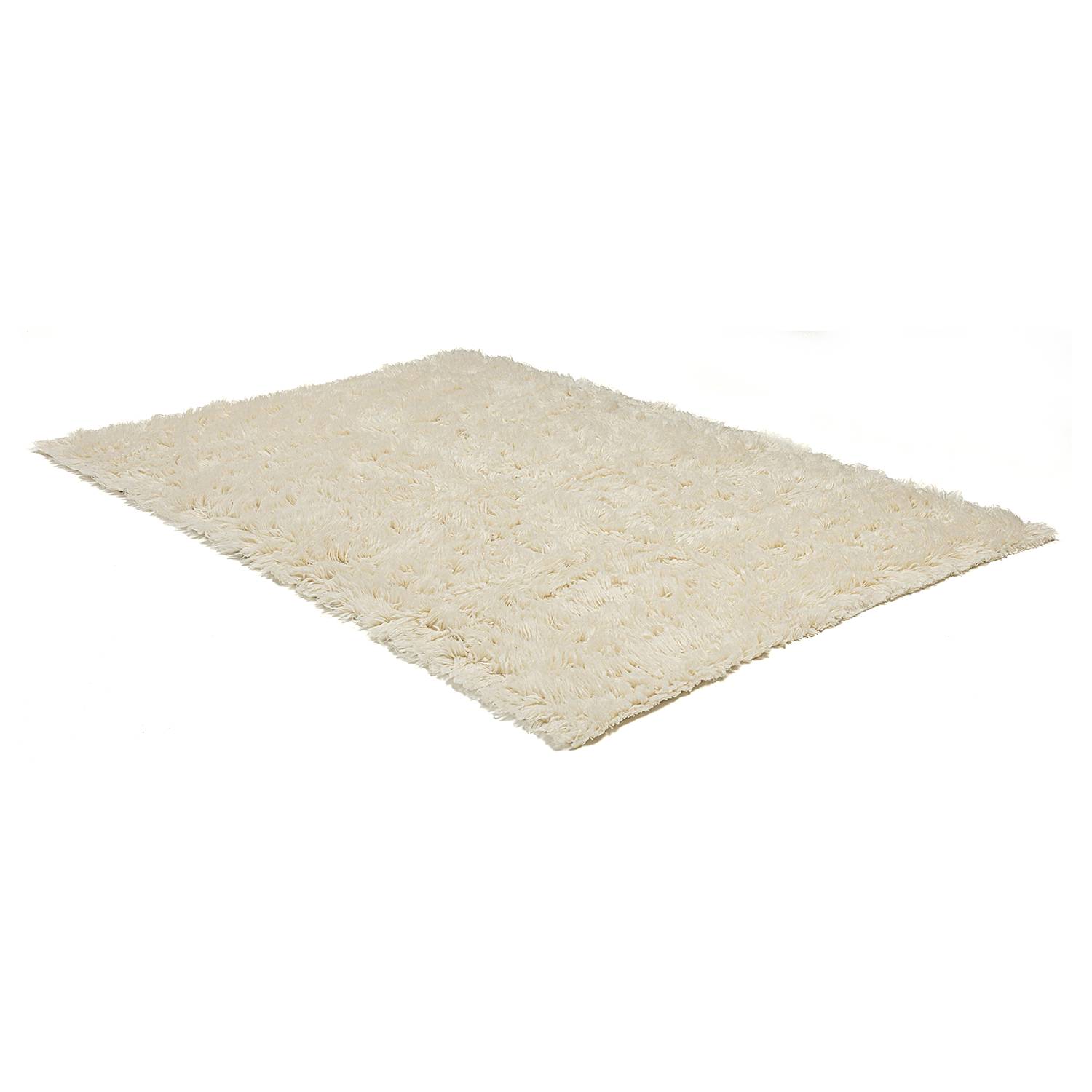 Wollteppich Flokos 1250 Schurwolle Cremeweiß 140 x 200 cm