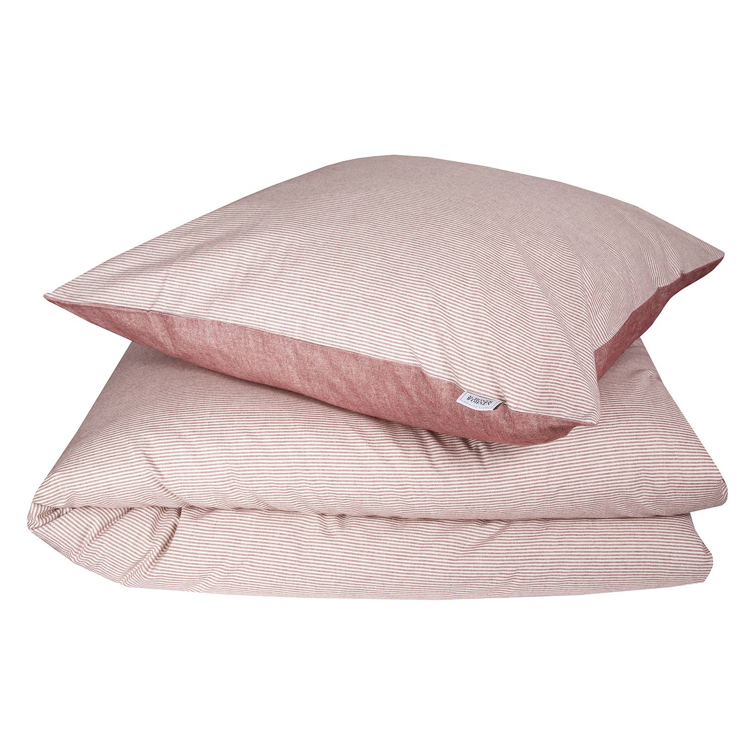 Bettwäsche Flanelle Baumwollstoff Rot 155 x 220 cm